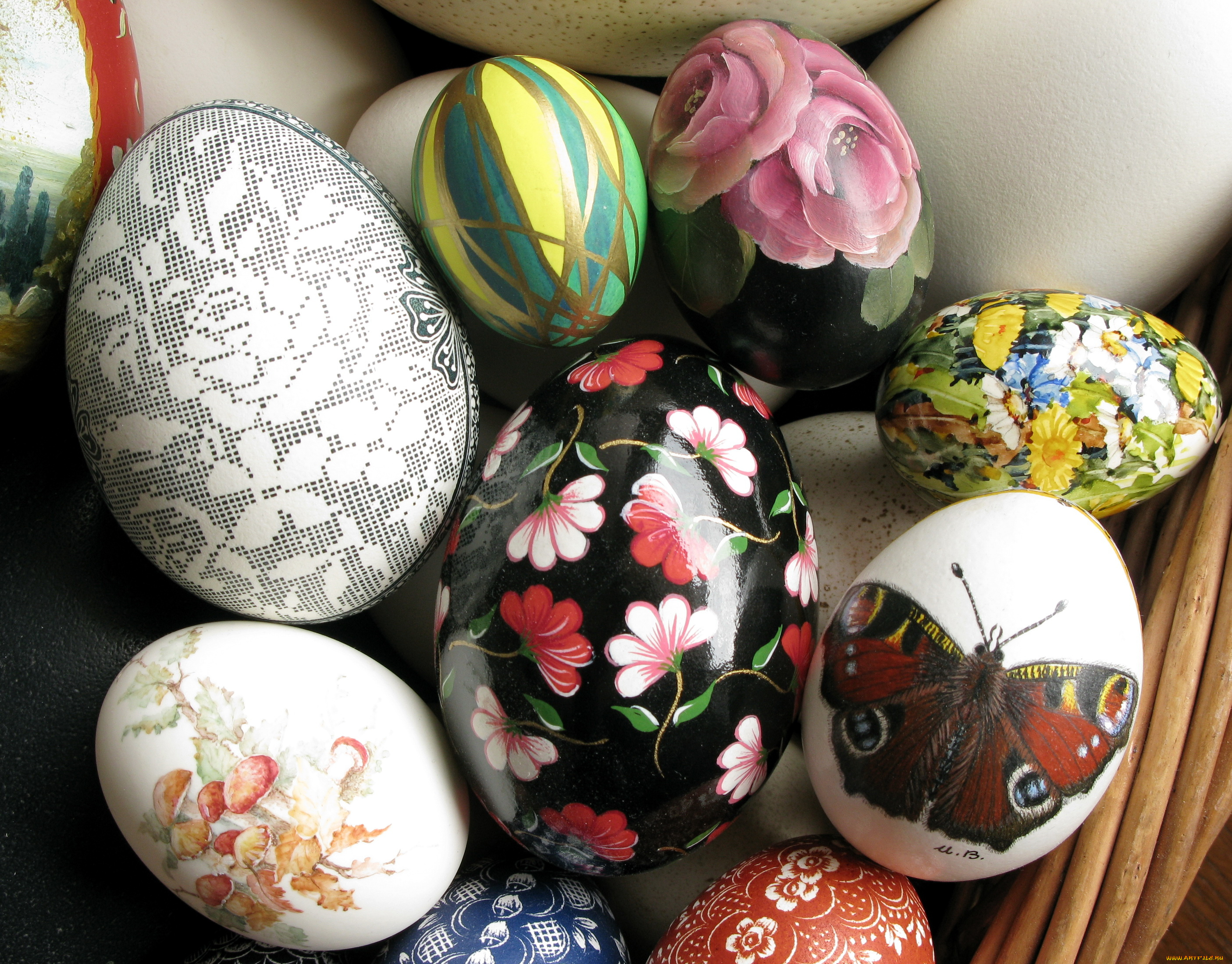 праздничные, пасха, яйца