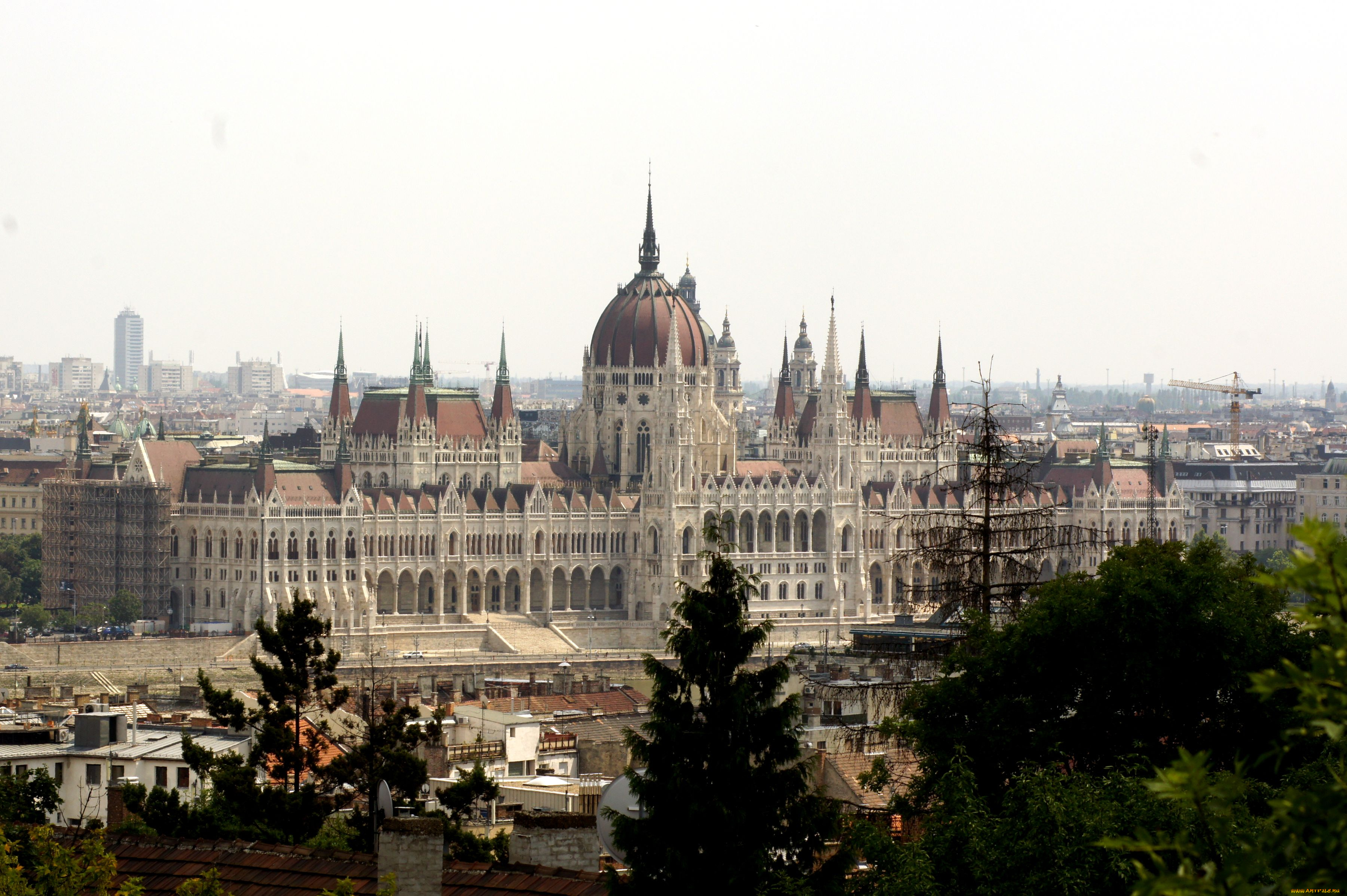 города, будапешт, венгрия, парламент, купол