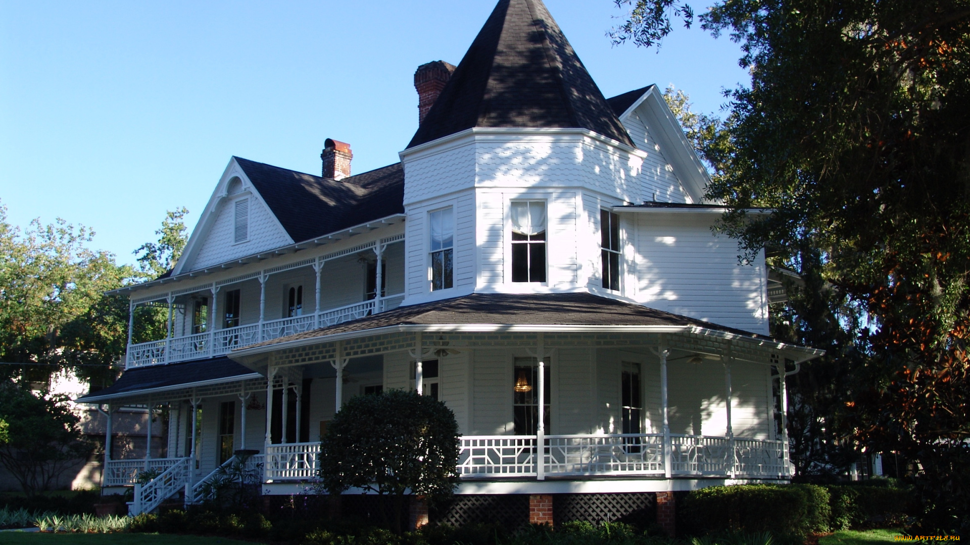 флорида, окала, города, здания, дома, ландшафт, дом