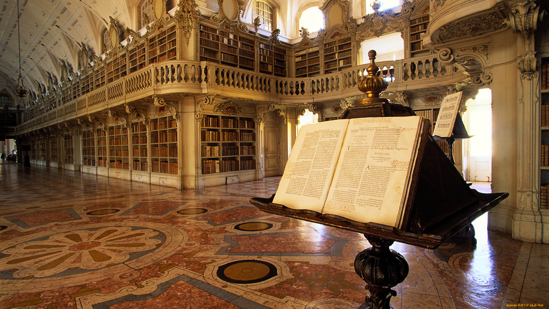 интерьер, кабинет, библиотека, офис, книги, полки