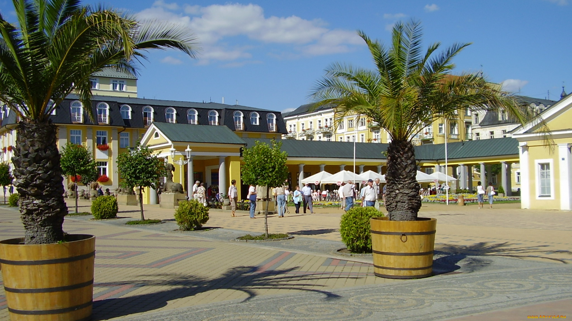 марианские, лазни, Чехия, города, улицы, площади, набережные