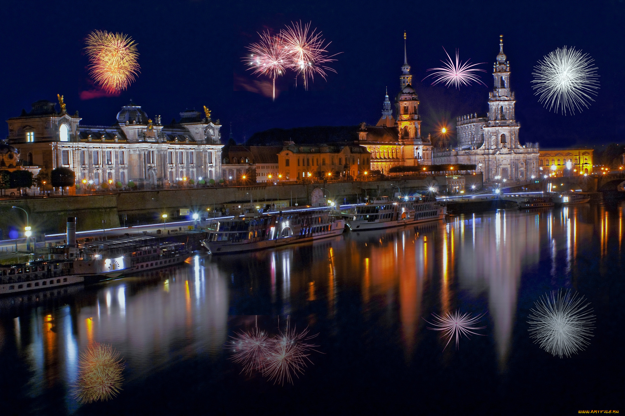 города, дрезден, германия