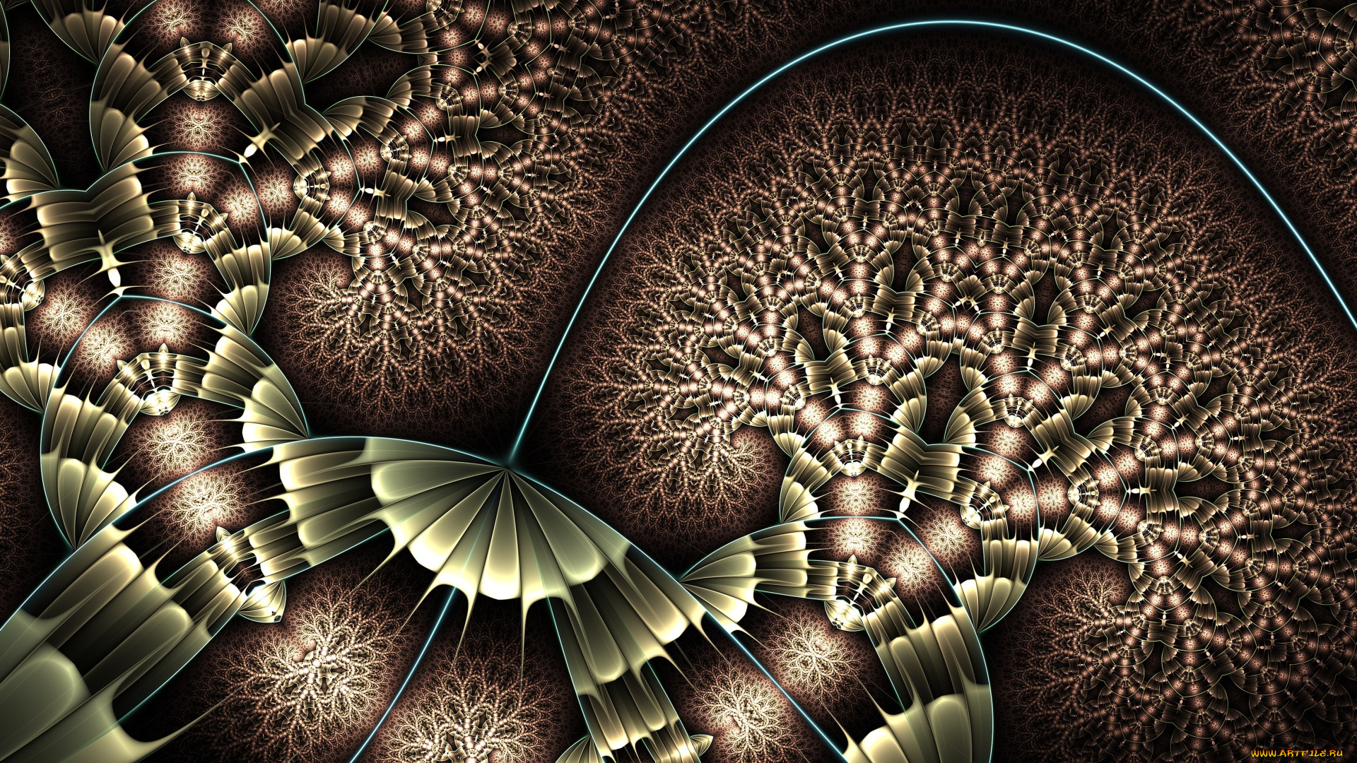 3д, графика, fractal, , фракталы, цвета, фон, узор