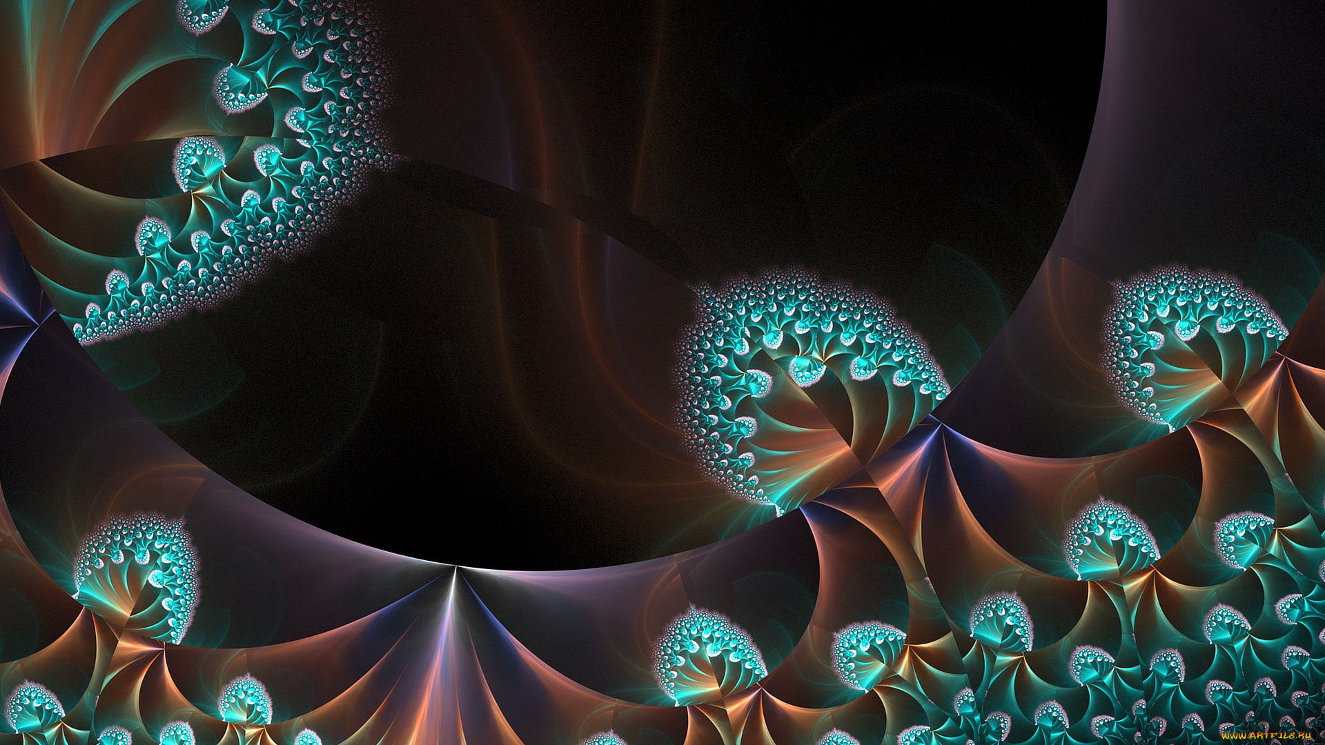 3д, графика, fractal, , фракталы, цвета, фон, узор
