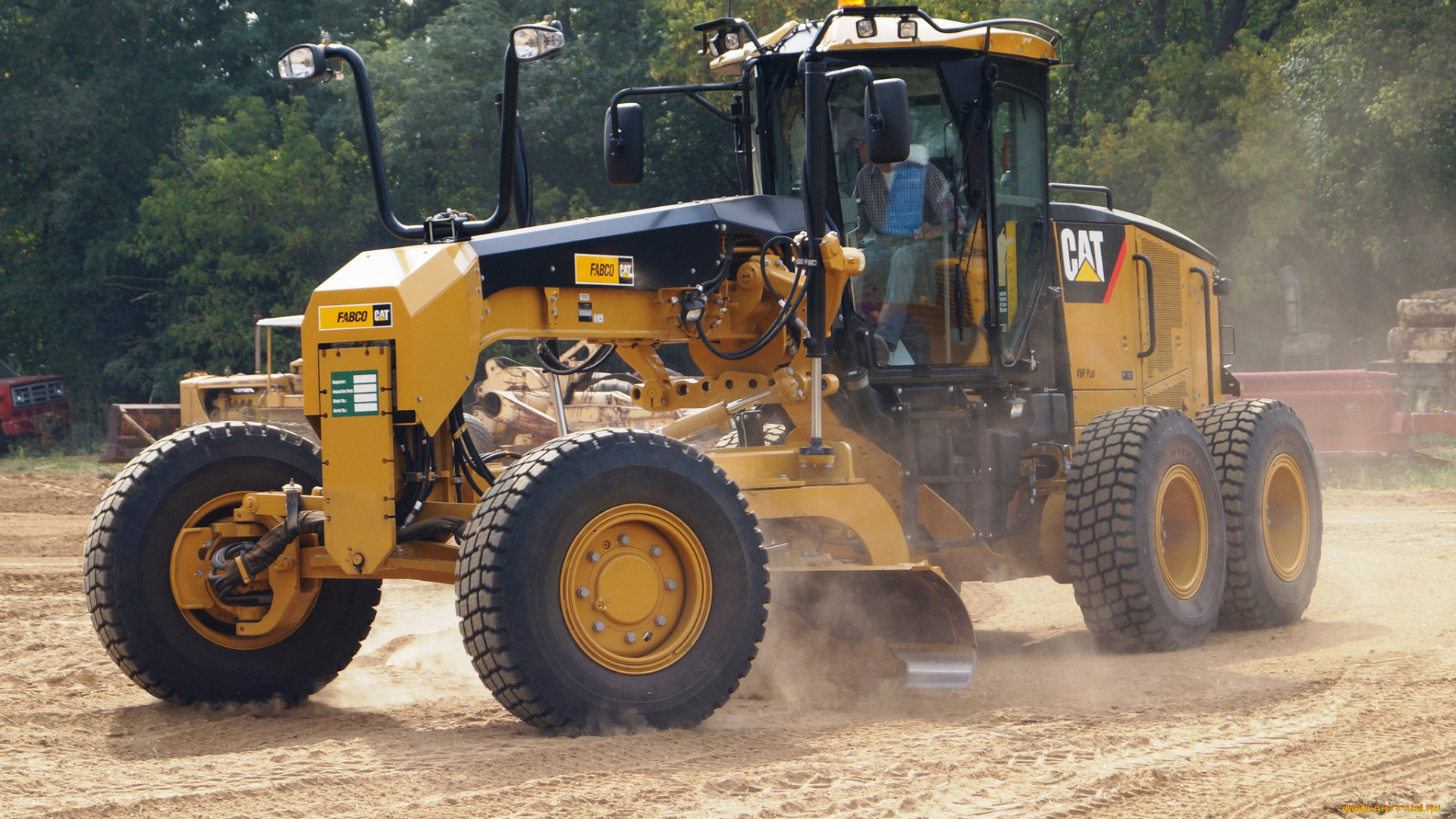 caterpillar, grader, 120m, awd, техника, грейдеры, работы, дорожные, грейдер