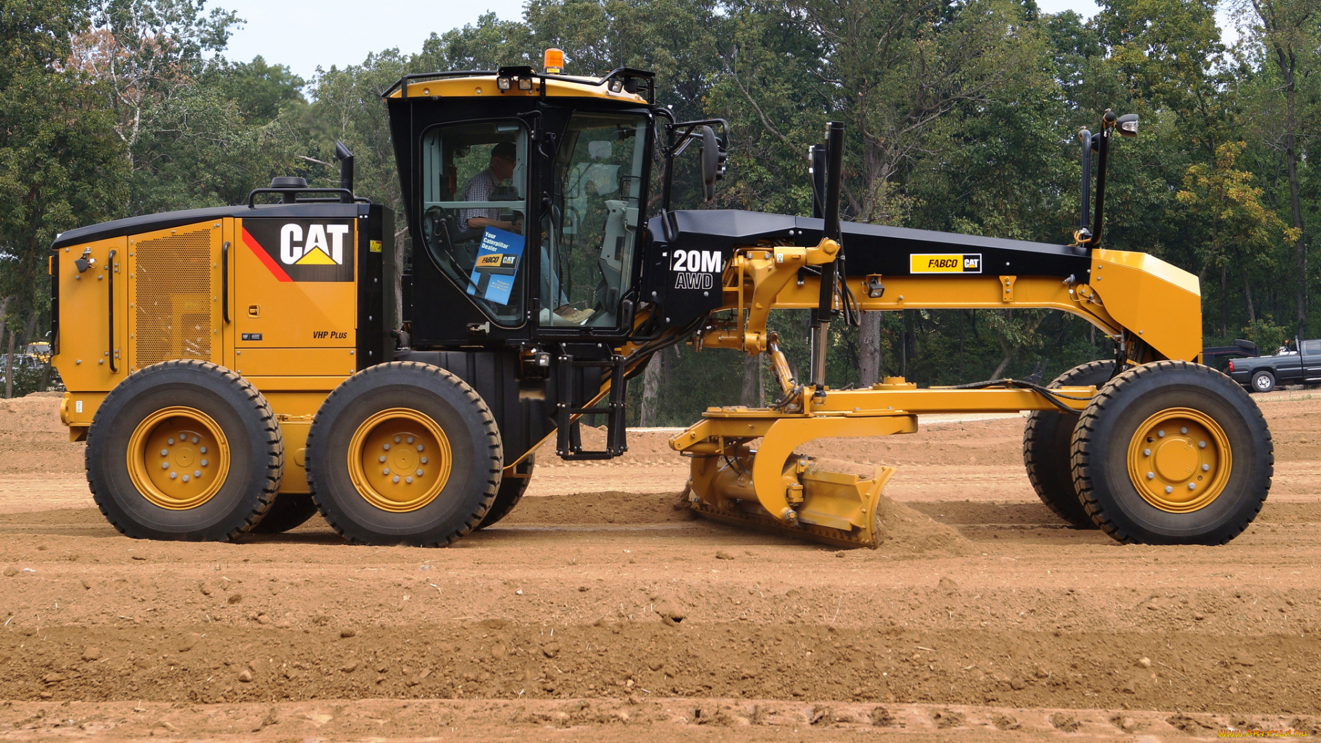 caterpillar, grader, 120m, awd, техника, грейдеры, работы, ковш, грейдер