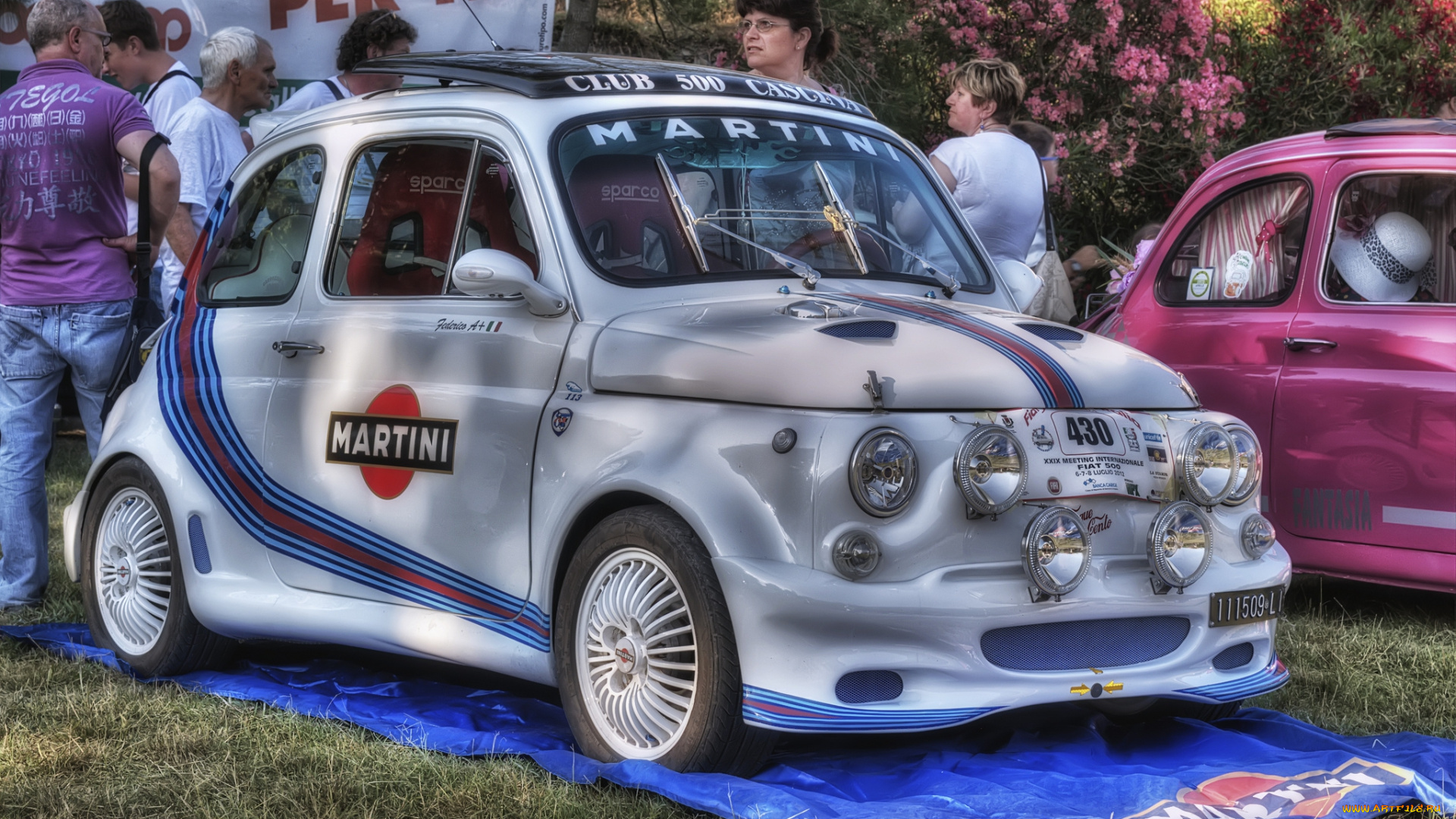 fiat, 500, автомобили, выставки, и, уличные, фото, италия, малолитражка