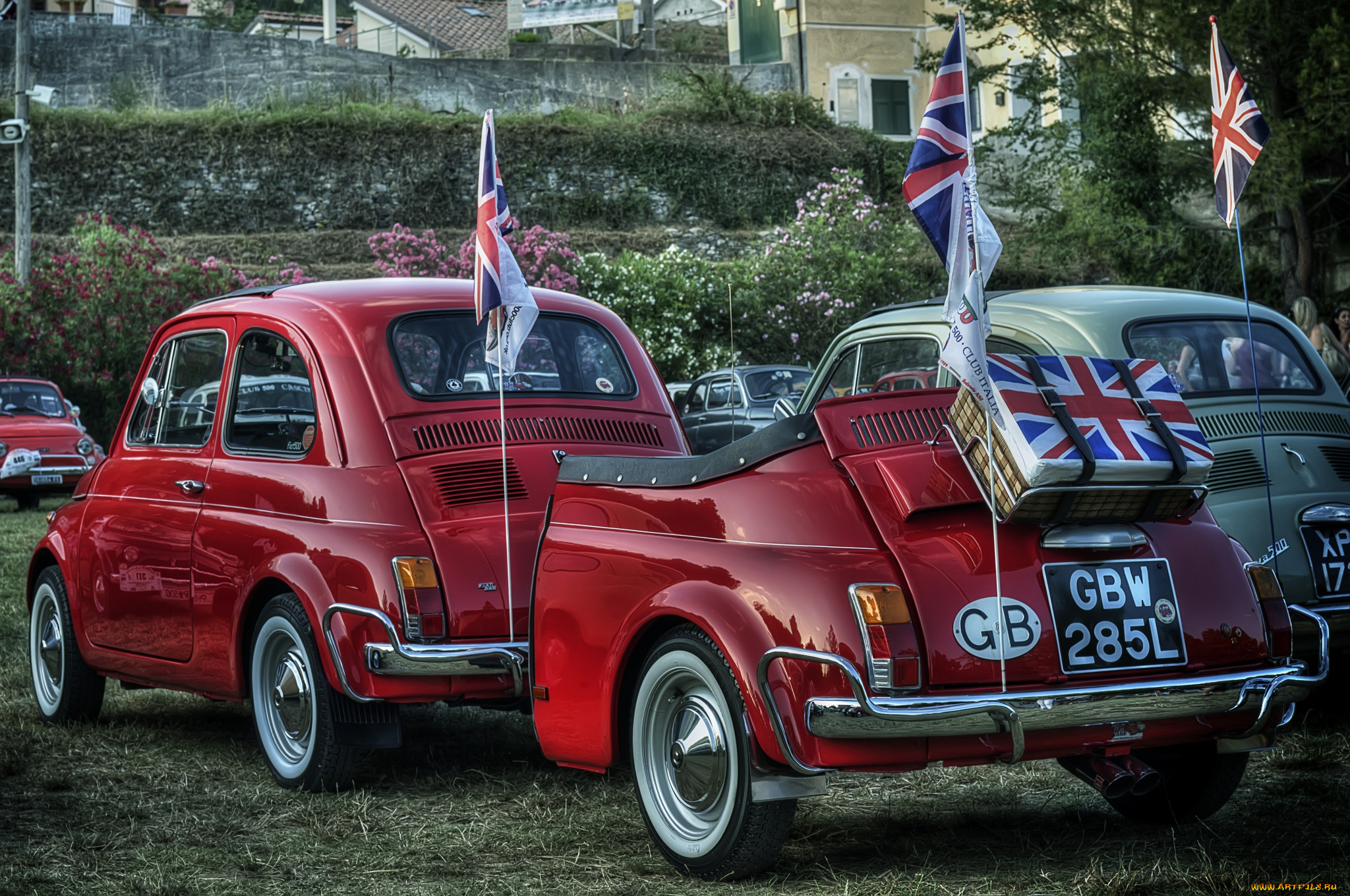 fiat, 500, автомобили, выставки, и, уличные, фото, италия, малолитражка