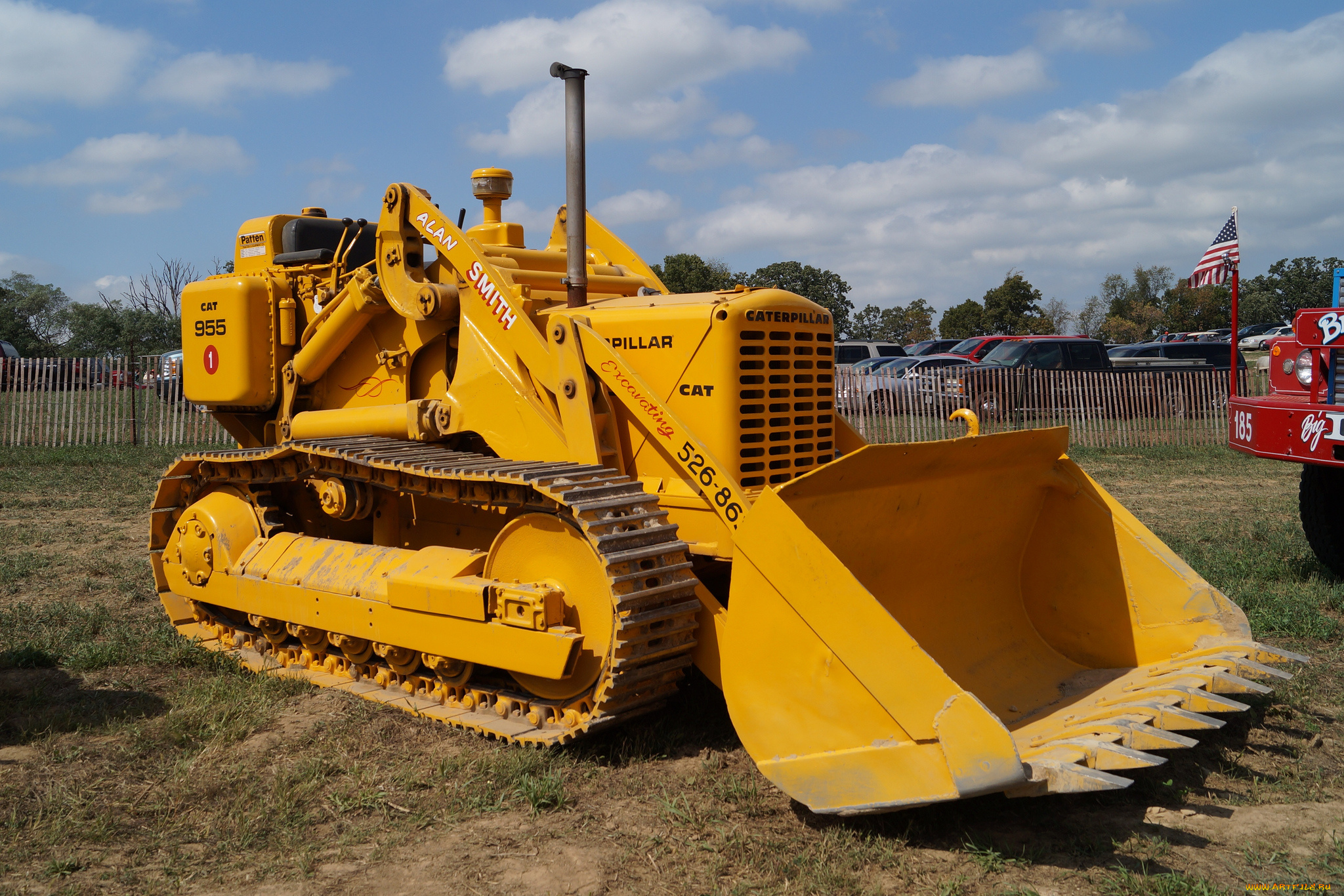 caterpillar, model, 955, crawler, tractor, with, bucket, техника, бульдозеры, на, гусенецах, бульдозер, гусеницы, ковш