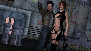 Картинка 3д+графика fantasy+ фантазия девушка мужчина