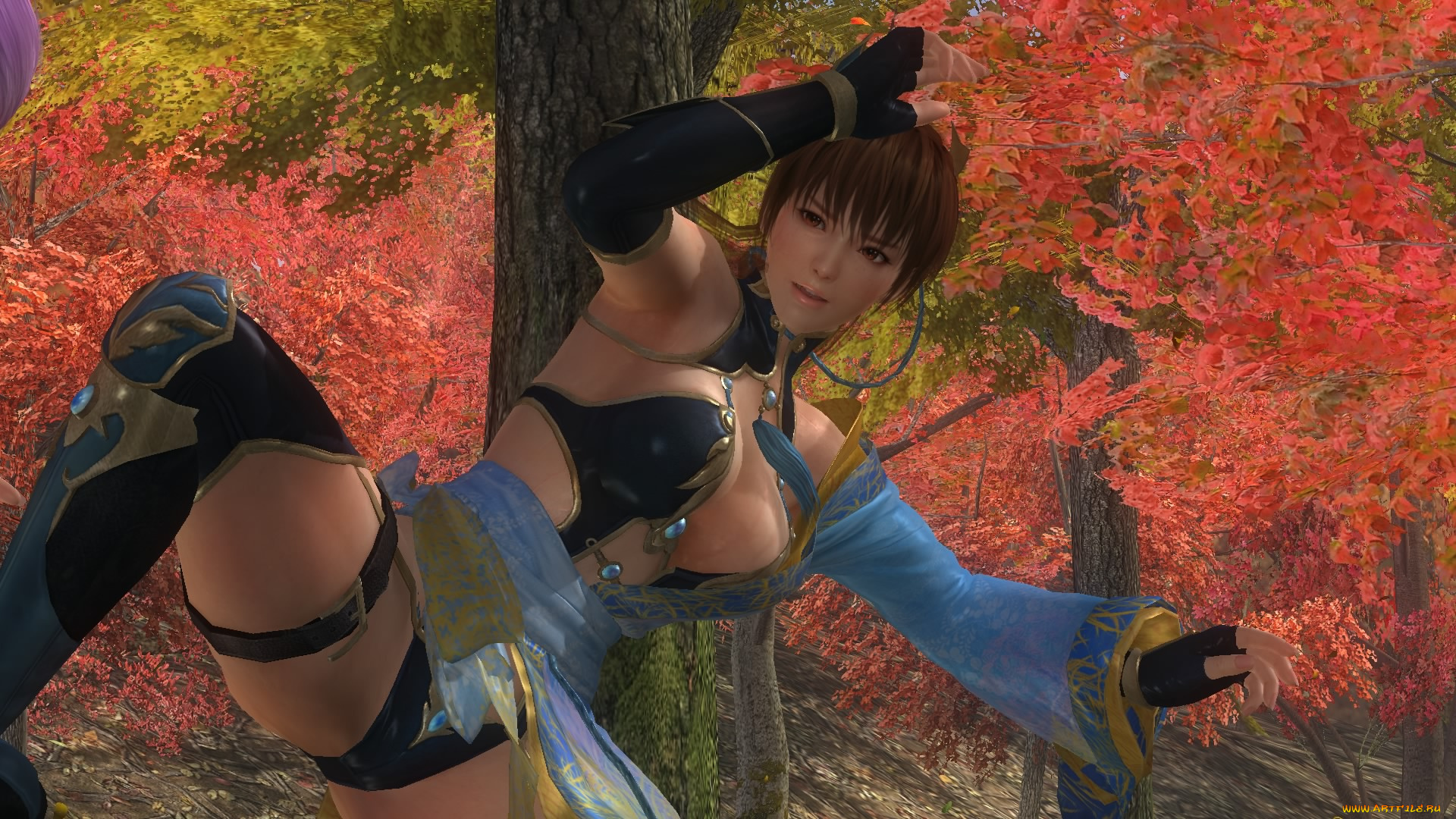 3д, графика, аниме, , anime, фон, взгляд, девушка, поза