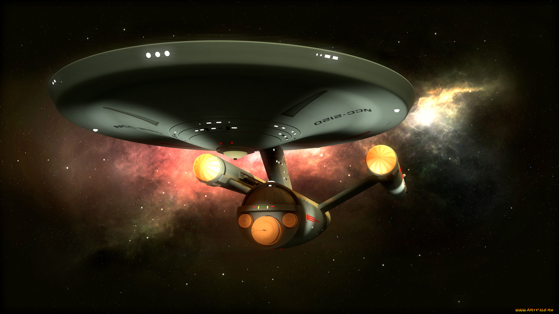 космос, арт, космический, корабль, вселенная, полет