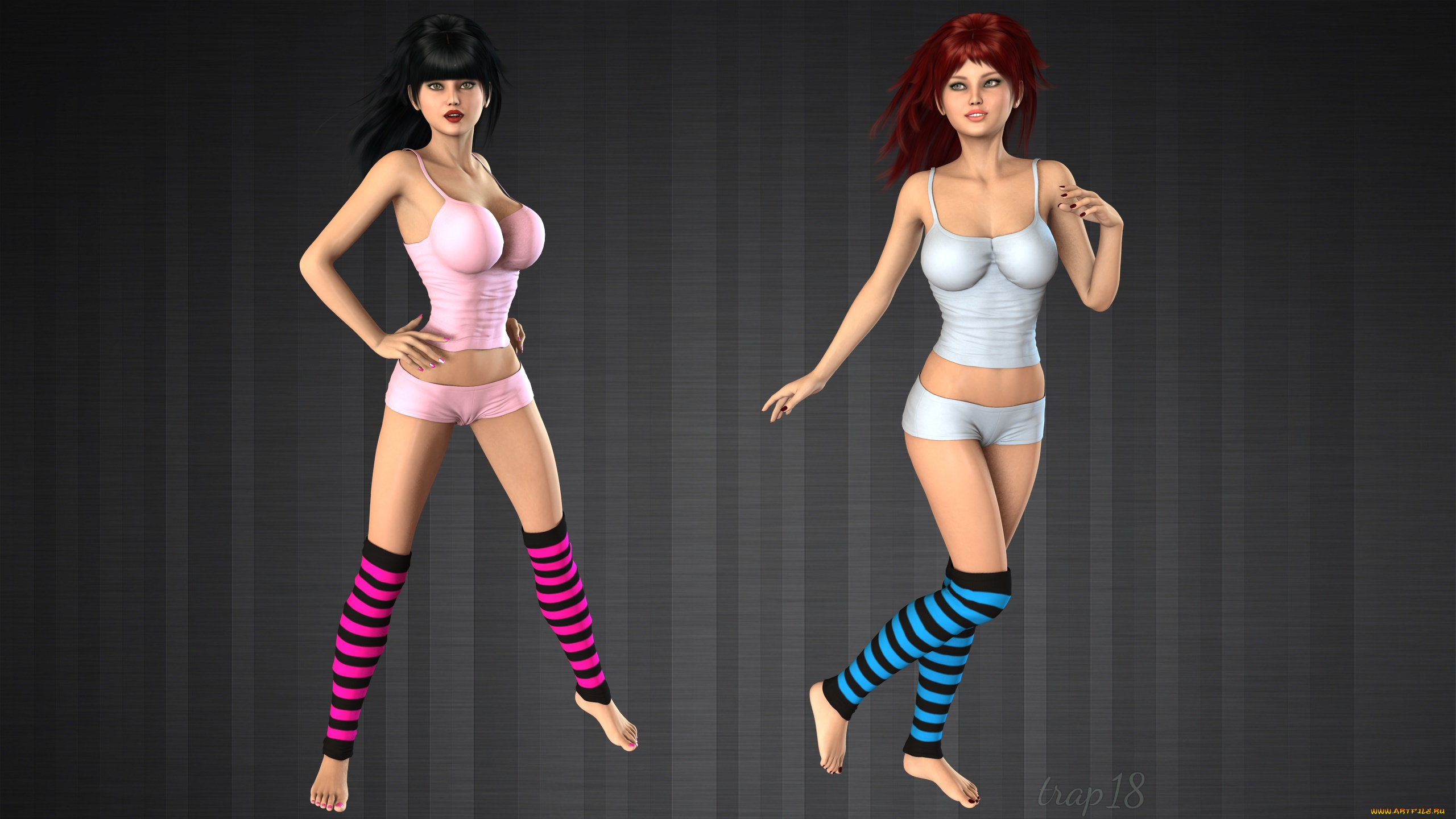 3д, графика, люди, , people, фон, взгляд, девушки