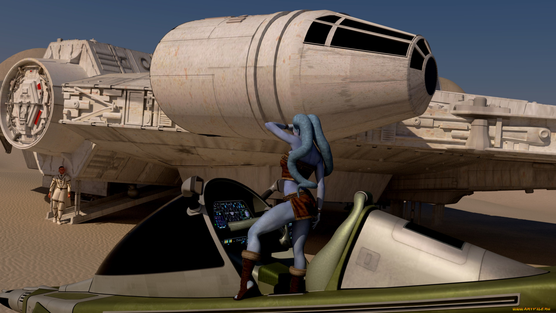 3д, графика, фантазия, , fantasy, космический, корабль, халк