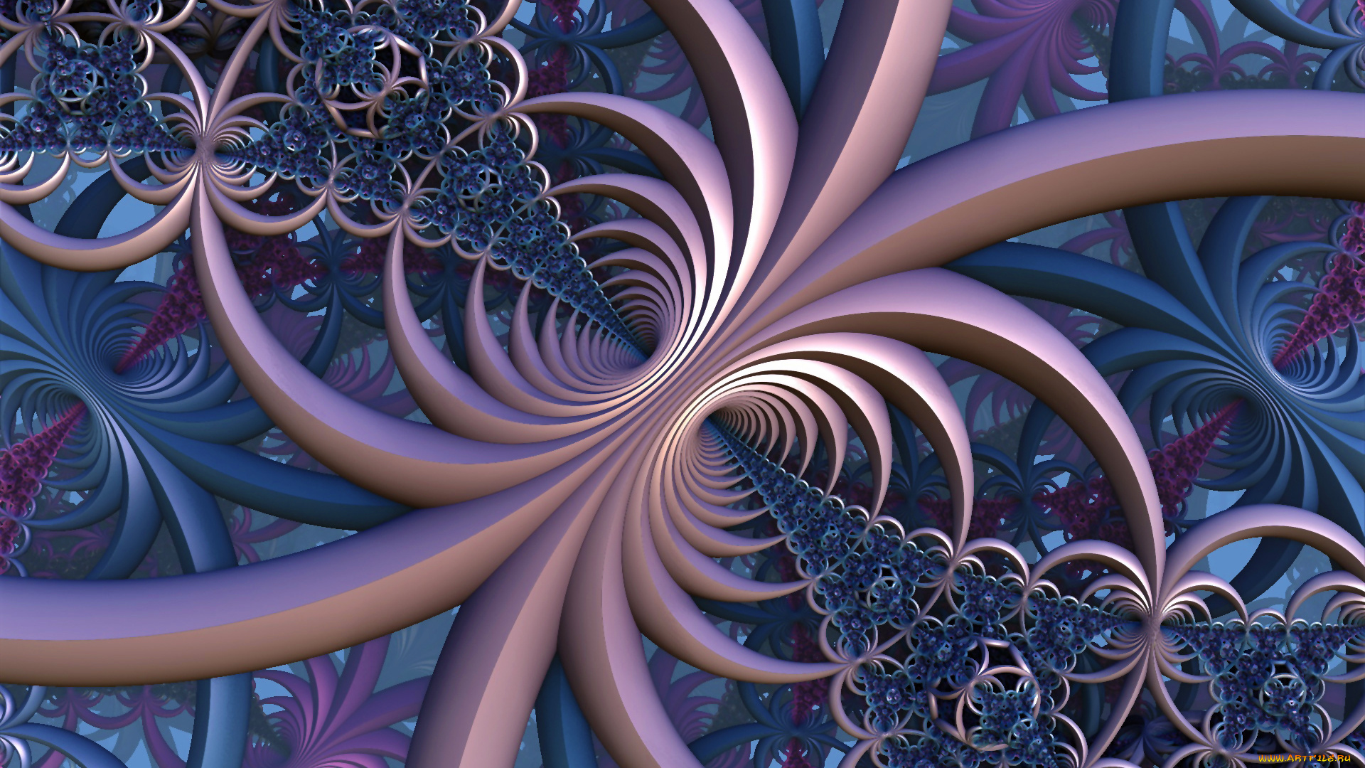 3д, графика, фракталы, , fractal, узор, фон, цвета