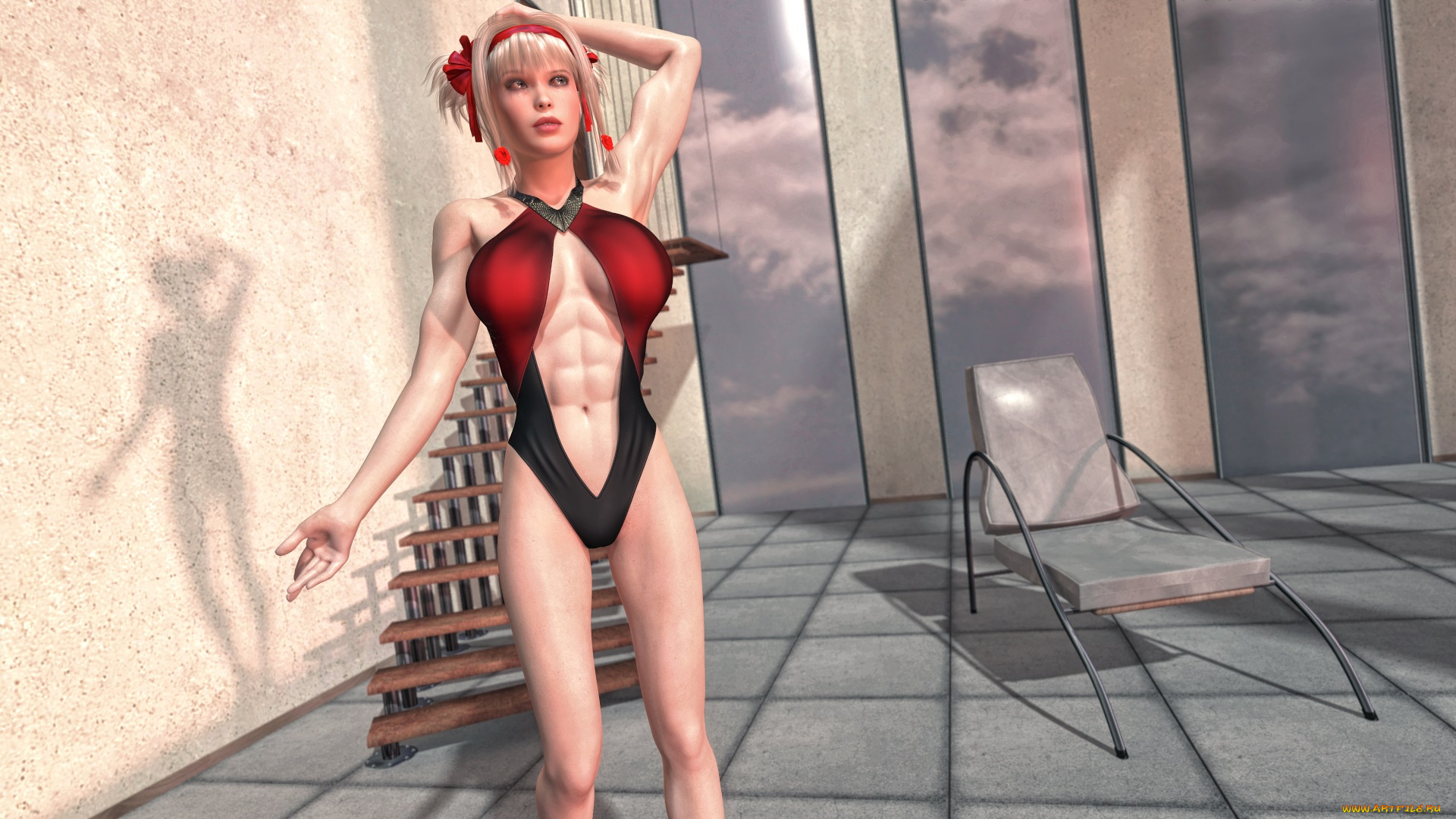 3д, графика, люди, , people, девушка, взгляд, фон