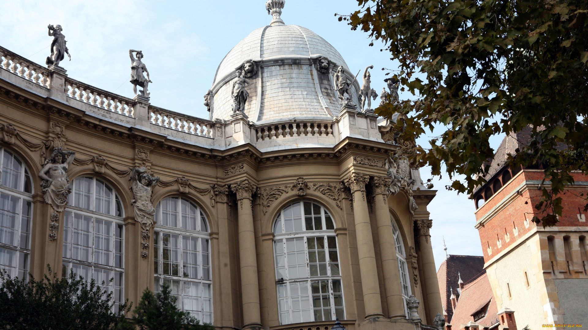 города, будапешт, , венгрия, здание, старинное