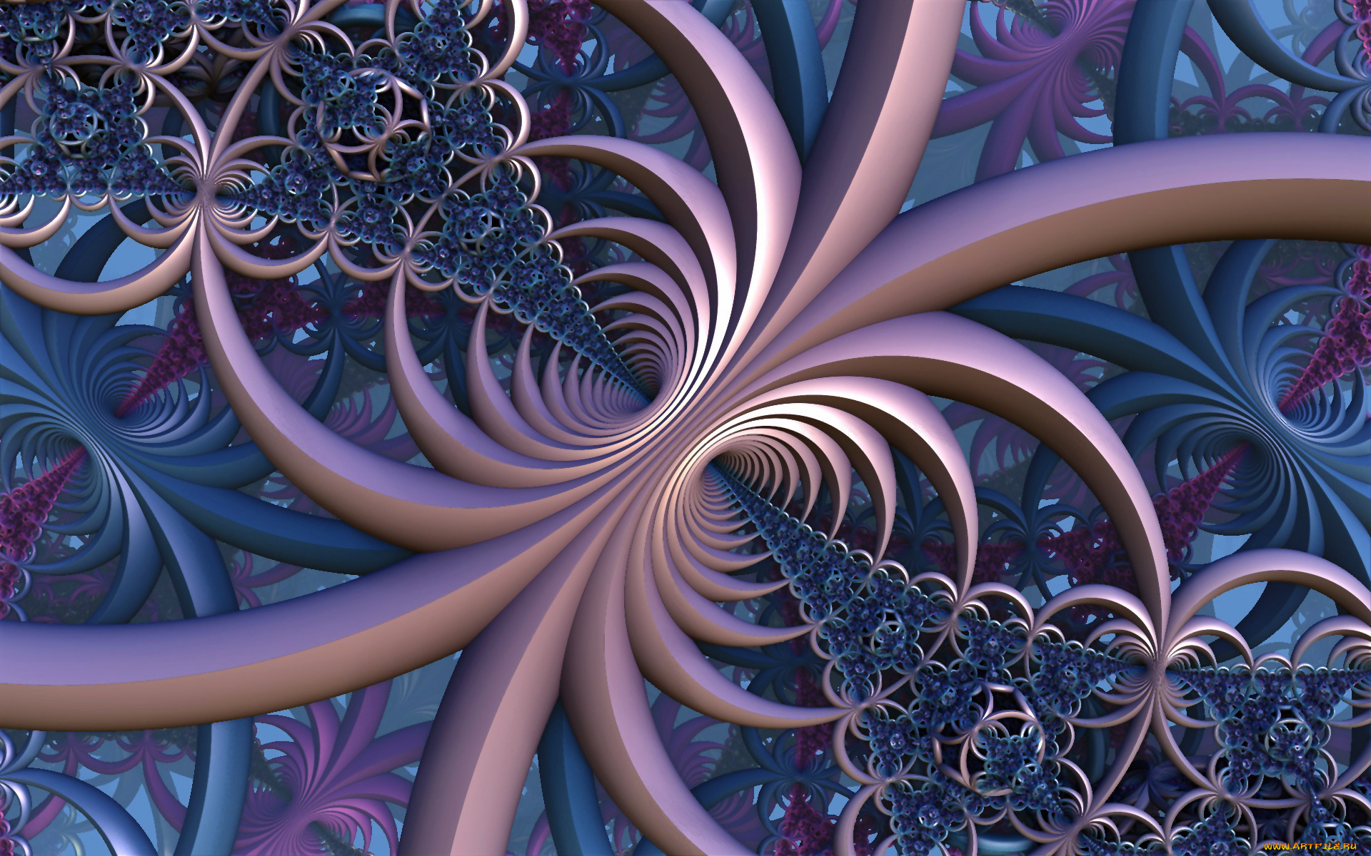 3д, графика, фракталы, , fractal, узор, фон, цвета