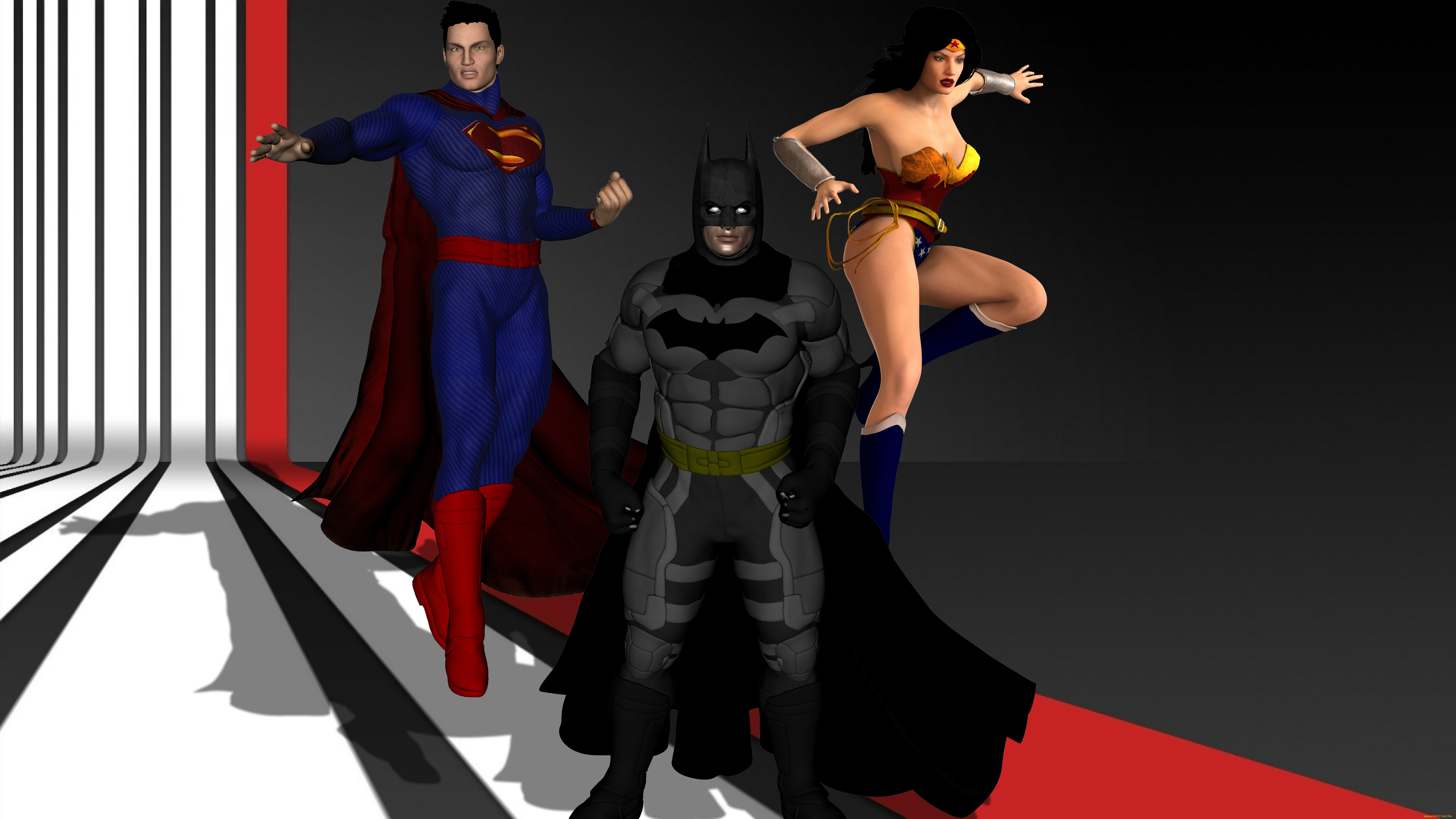 3д, графика, фантазия, , fantasy, девушка, взгляд, фон, супермен