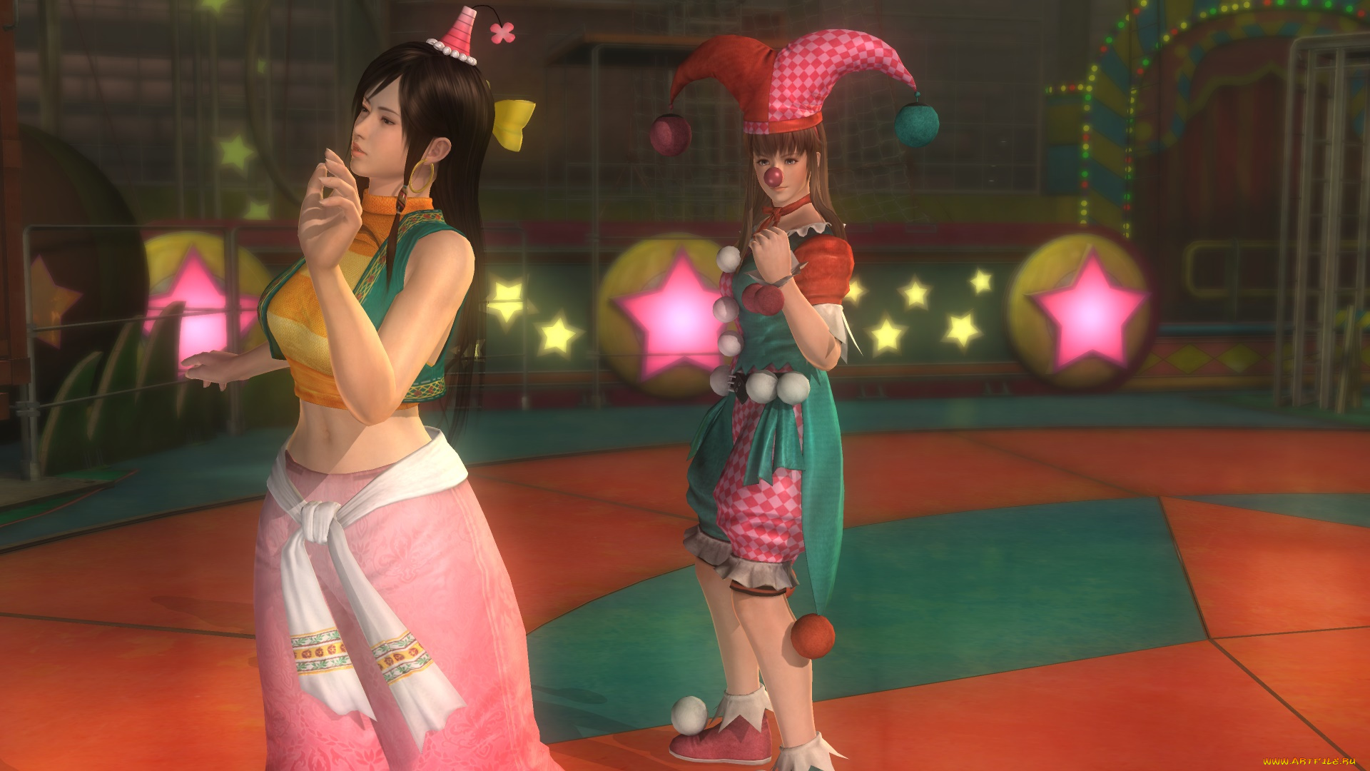 3д, графика, фантазия, , fantasy, фон, взгляд, девушки, поза