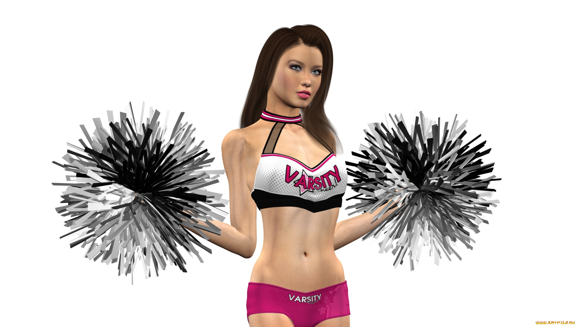 3д, графика, люди, , people, девушка, взгляд, фон