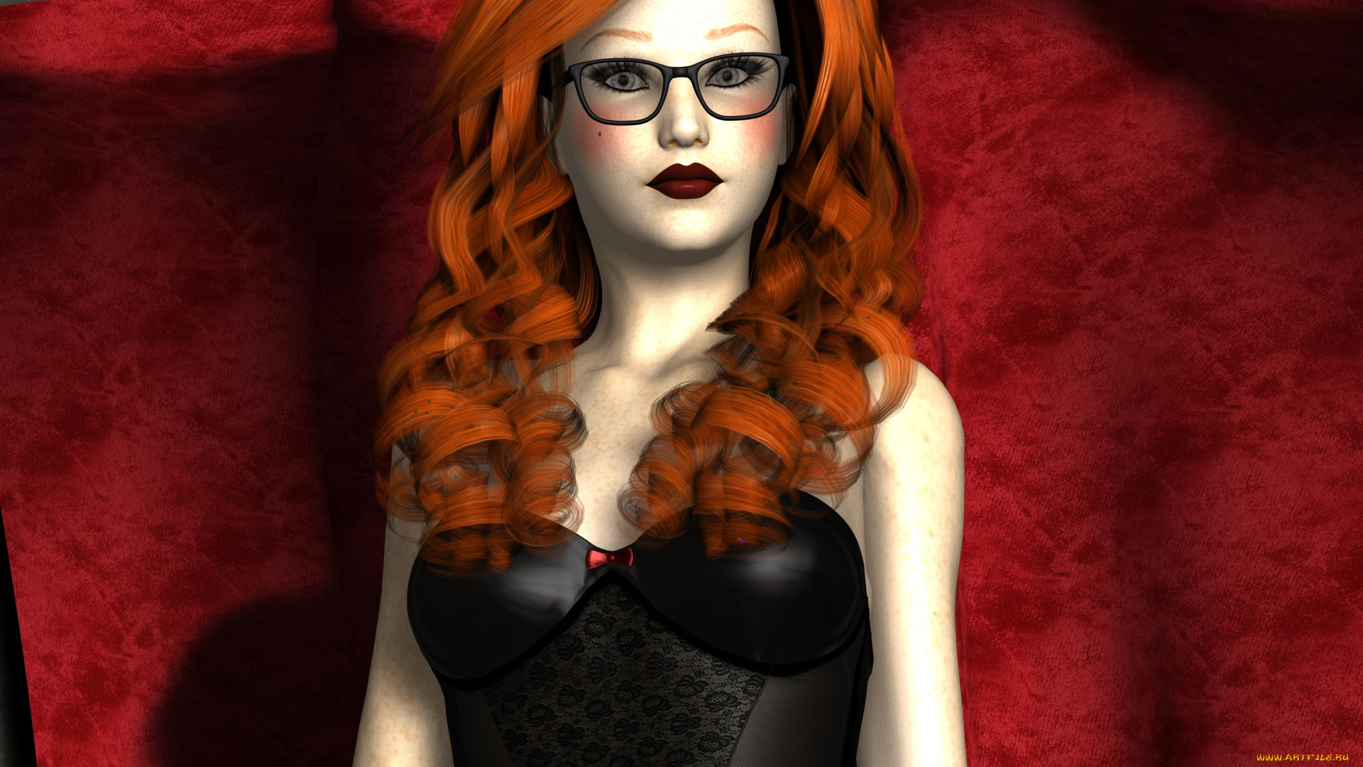 3д, графика, люди, , people, фон, взгляд, девушка