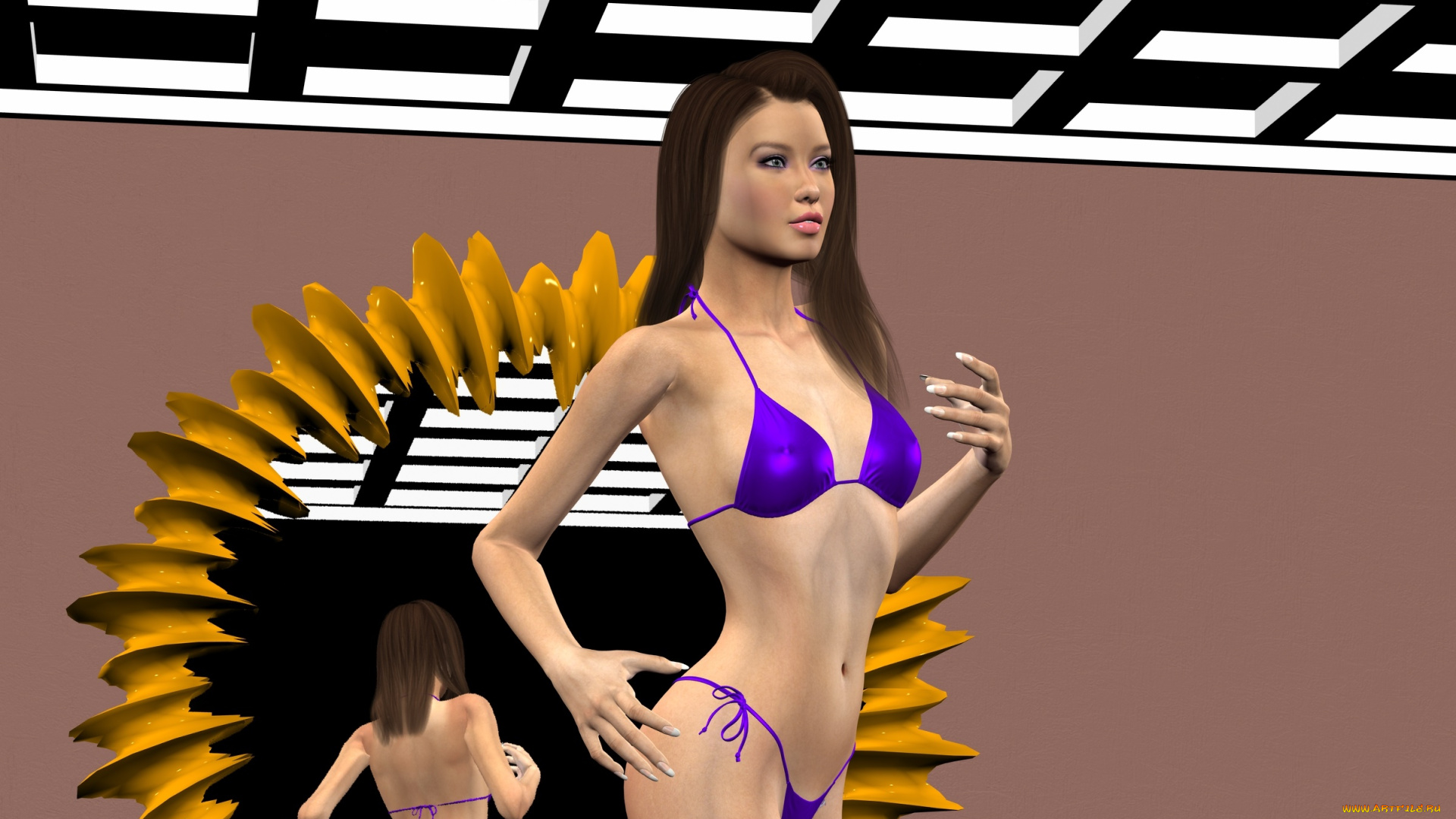 3д, графика, люди, , people, фон, взгляд, девушка