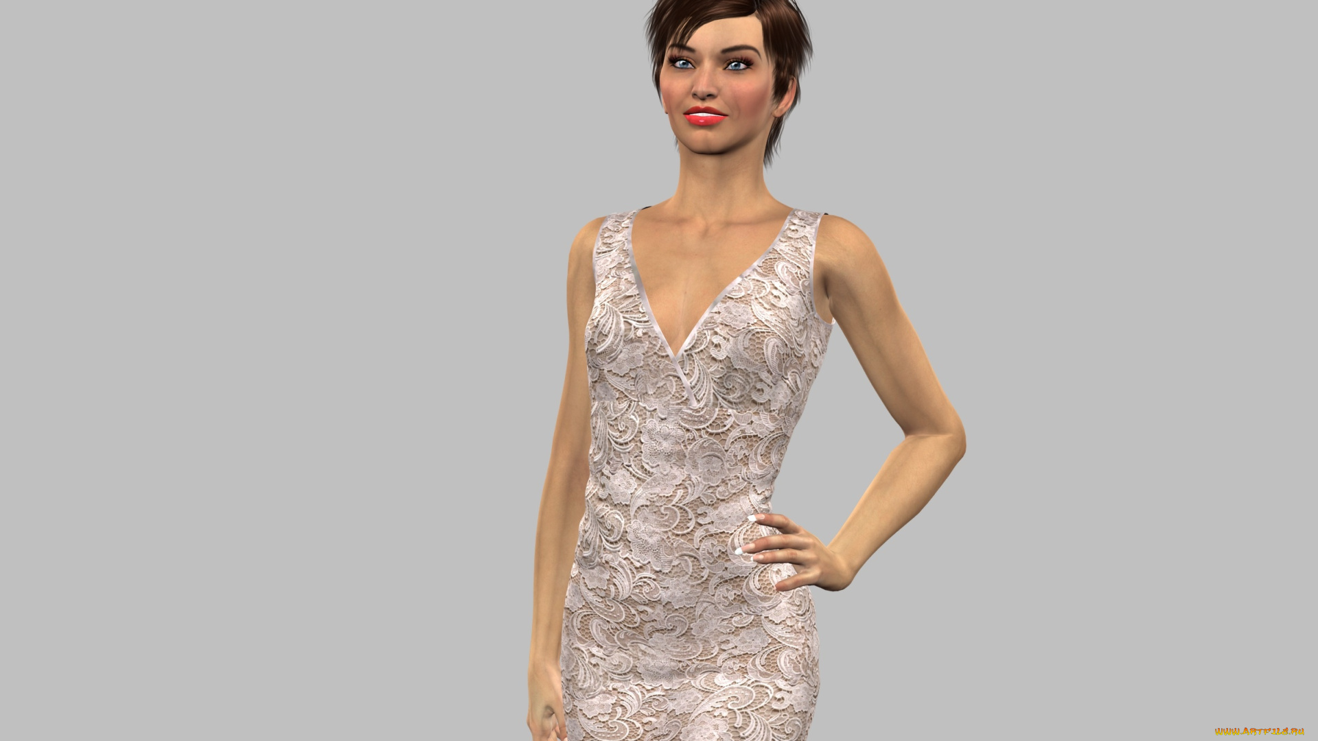 3д, графика, люди, , people, взгляд, девушка, фон