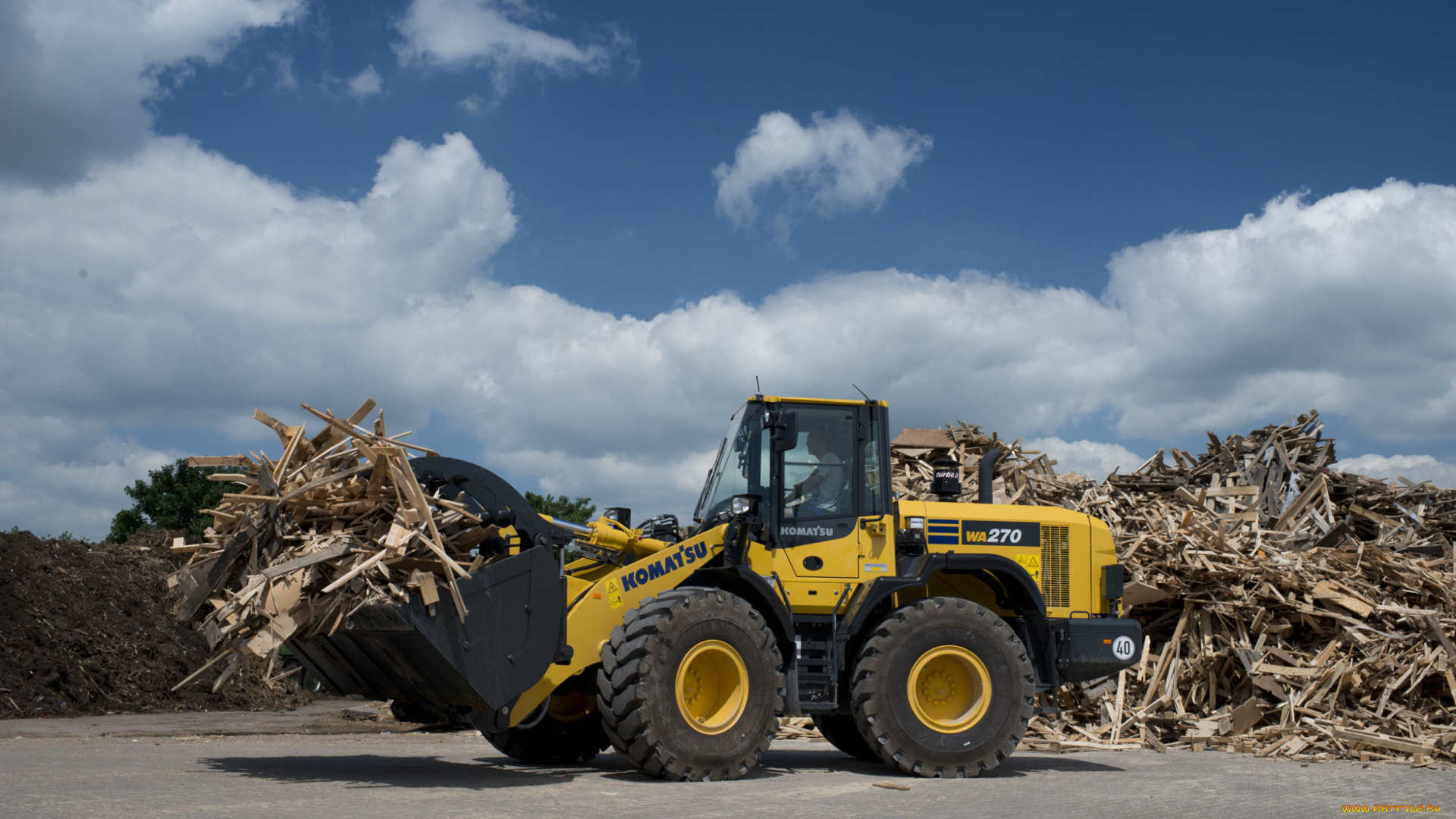 техника, фронтальные, погрузчики, komatsu