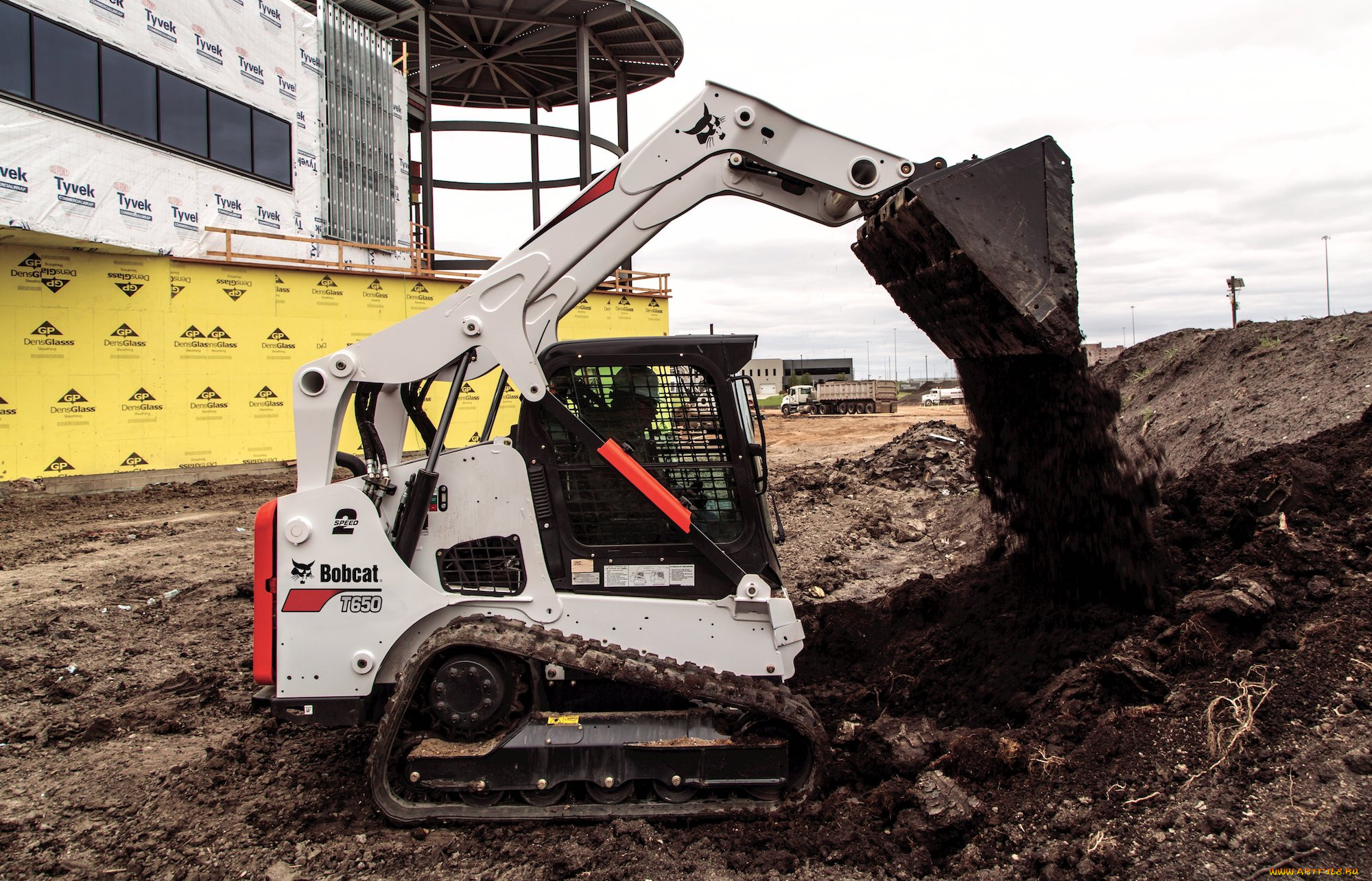 техника, фронтальные, погрузчики, bobcat