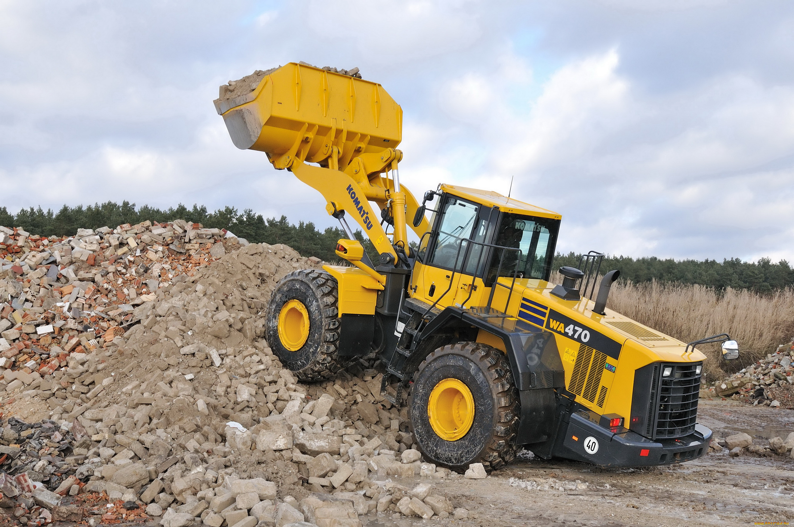 техника, фронтальные, погрузчики, komatsu