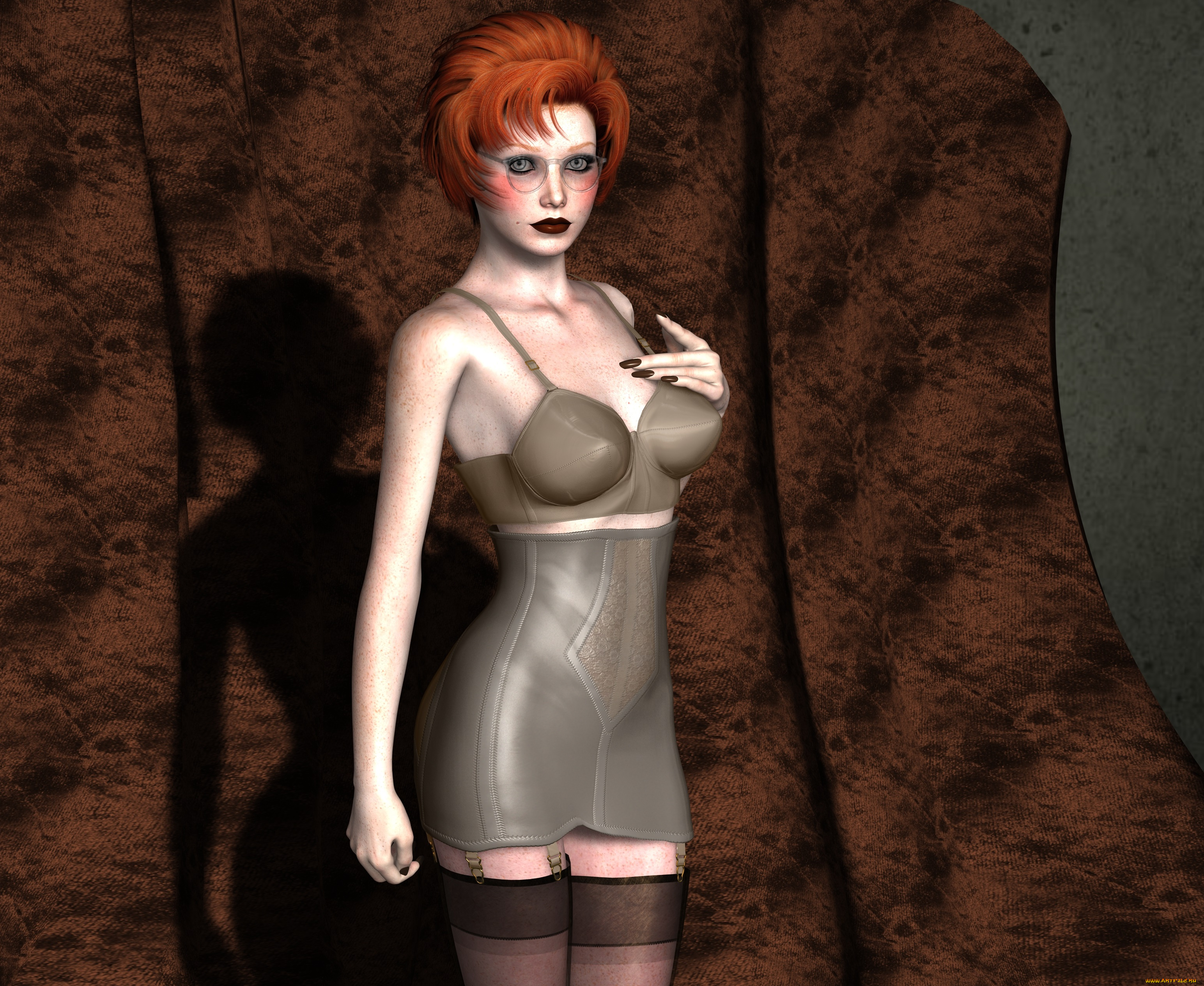 3д, графика, люди, , people, взгляд, фон, девушка