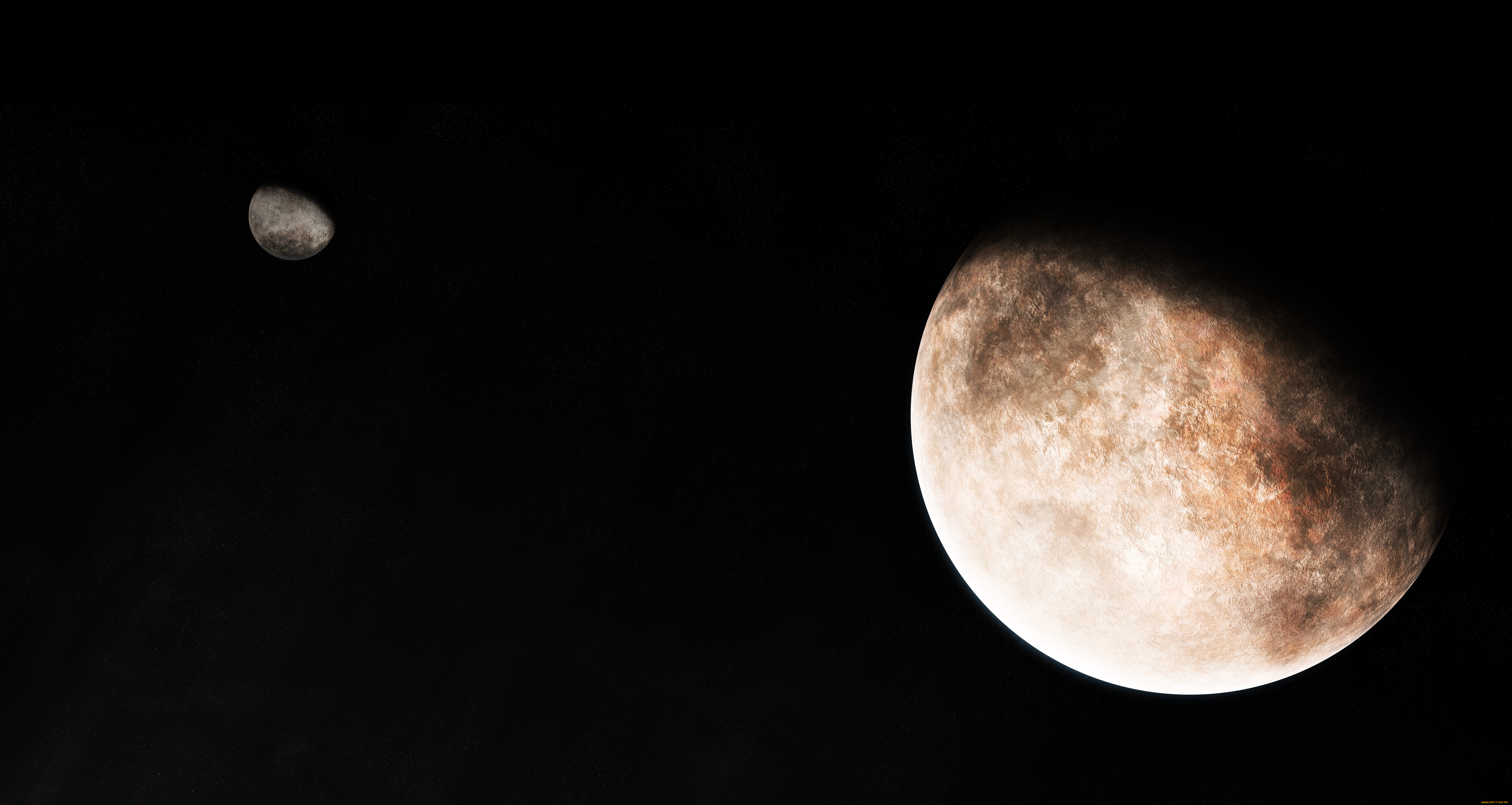 космос, арт, планеты, вселенная, звезды, галактика