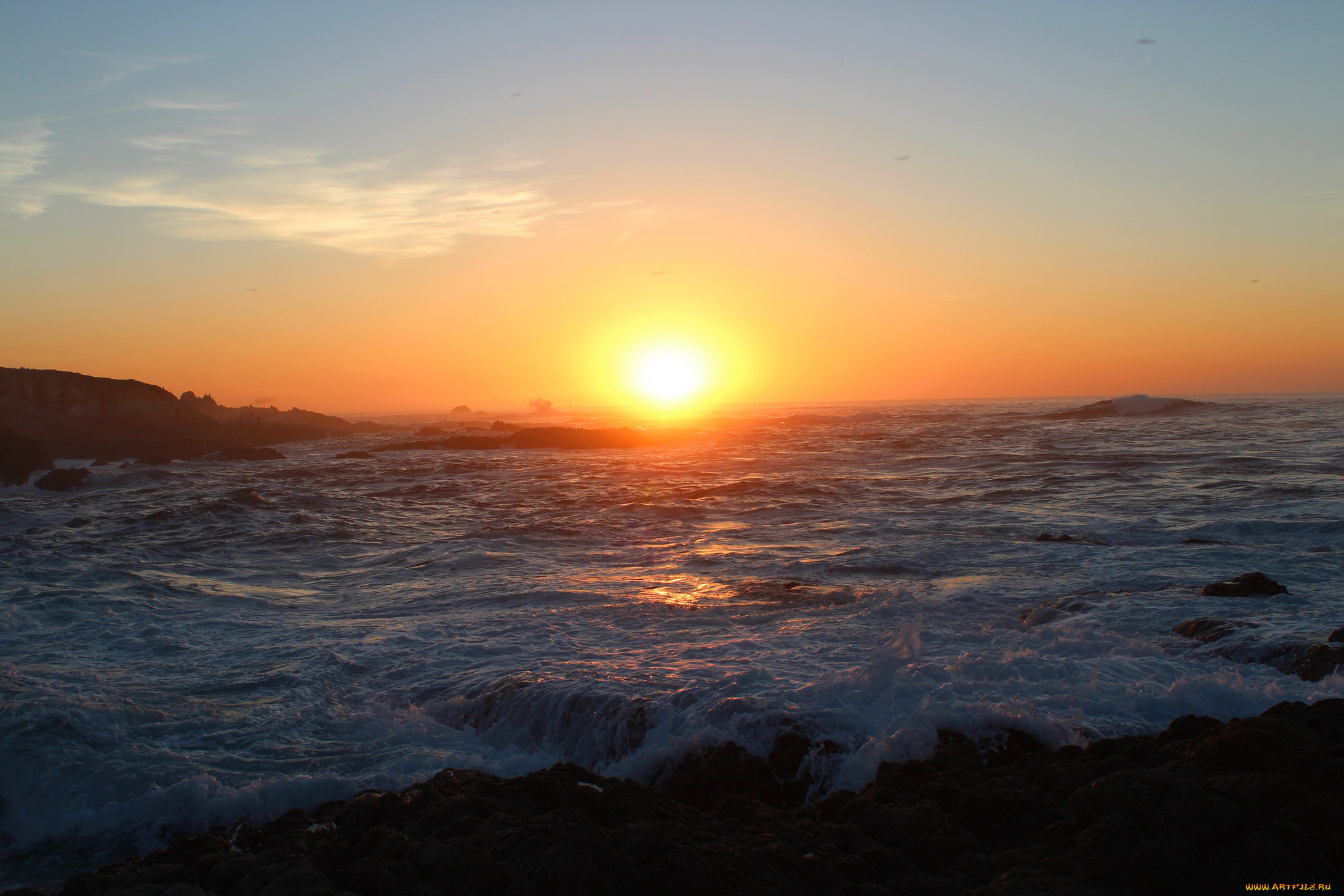 природа, восходы, закаты, простор