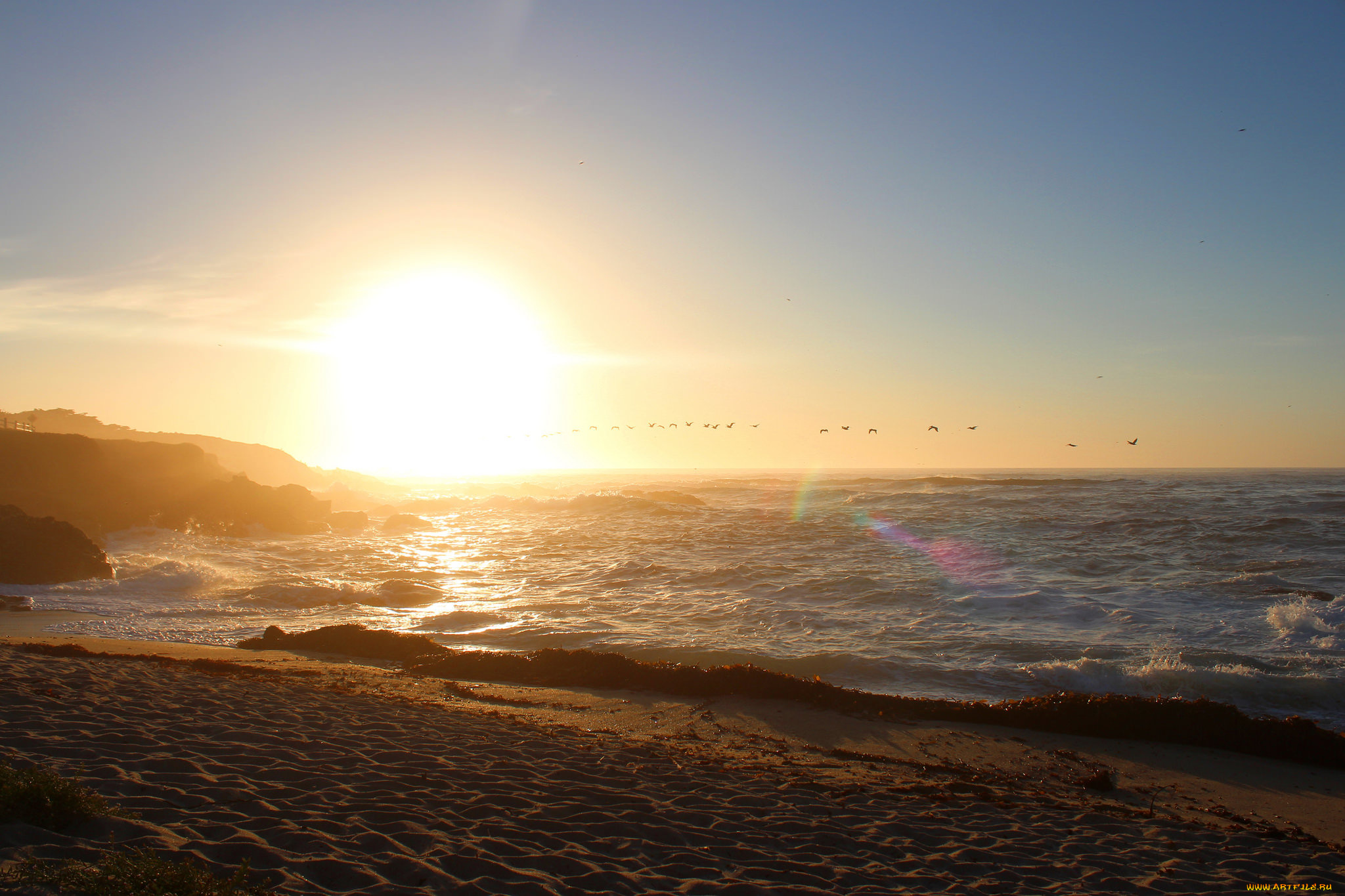 природа, восходы, закаты, простор