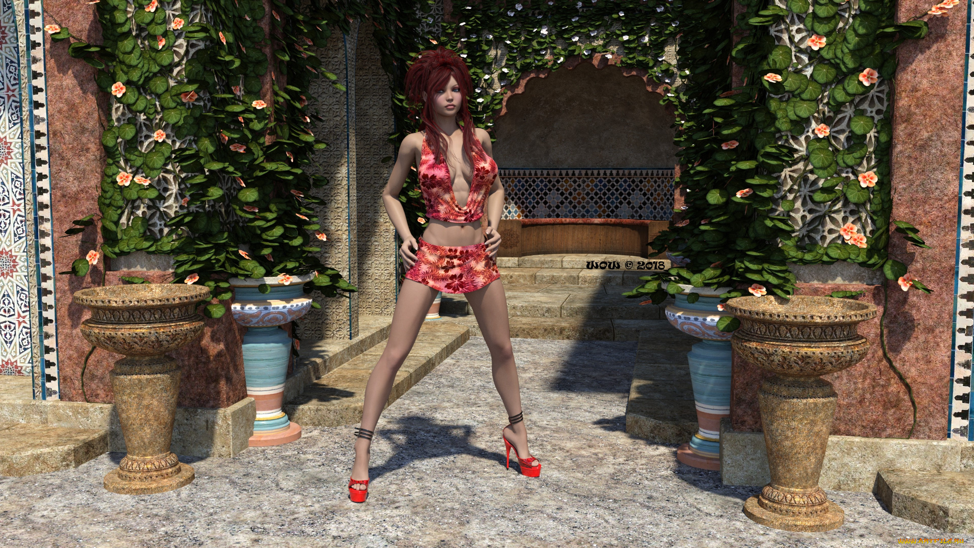 3д, графика, люди, , people, взгляд, девушка, фон