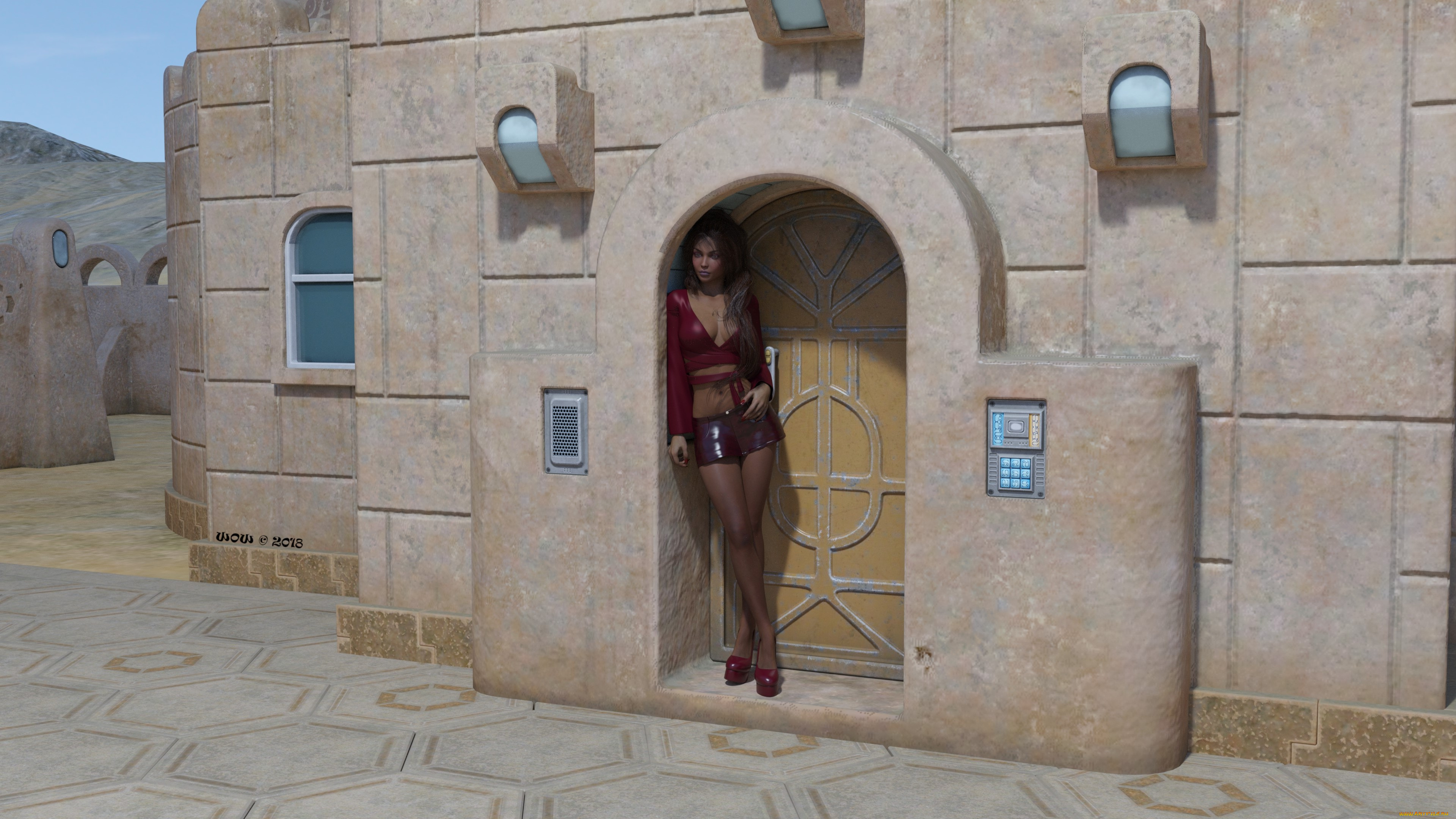 3д, графика, люди, , people, фон, взгляд, девушка