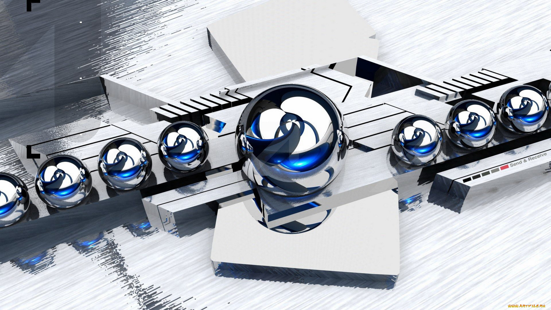 3д, графика, шары, , balls, шары, планки