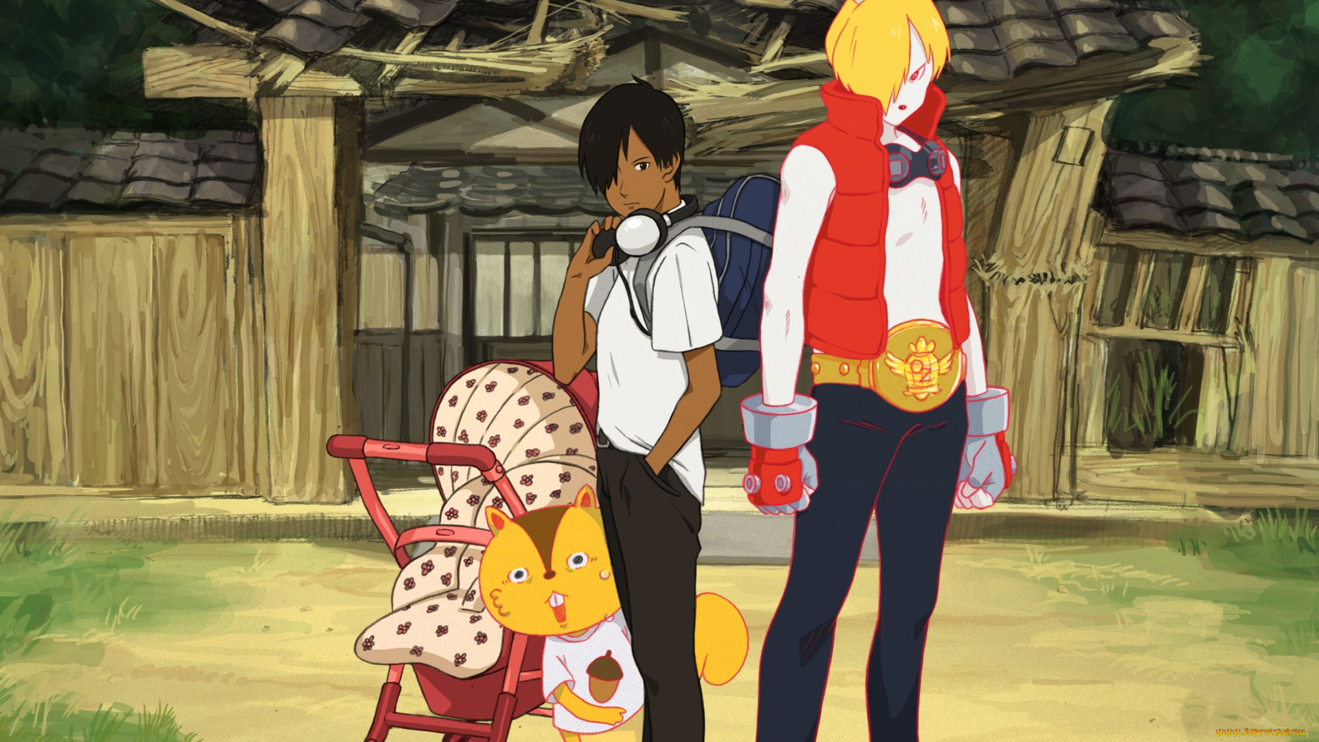 аниме, summer, wars, summer, wars