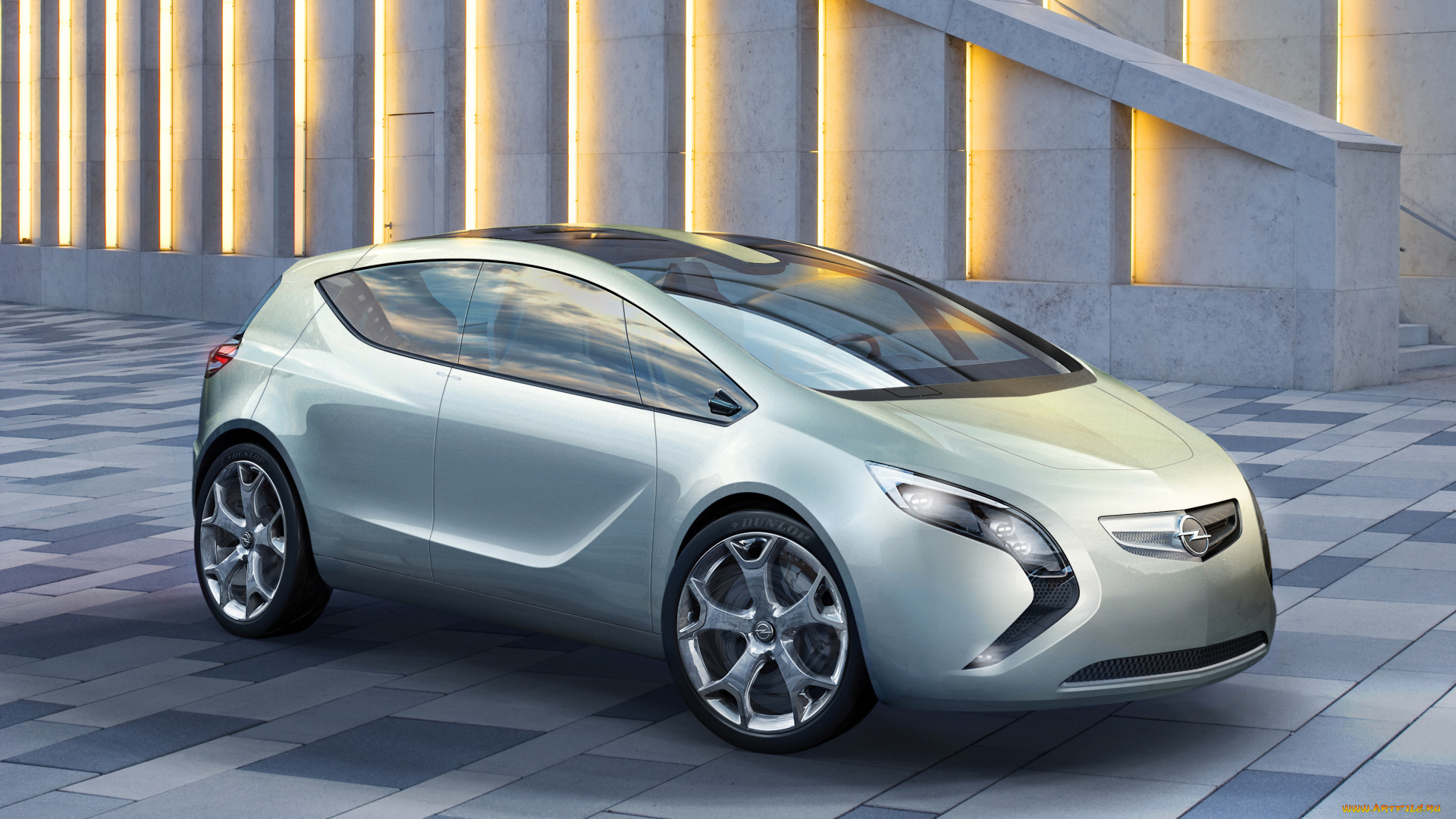 автомобили, 3д, opel, flextreme, concept, 3d