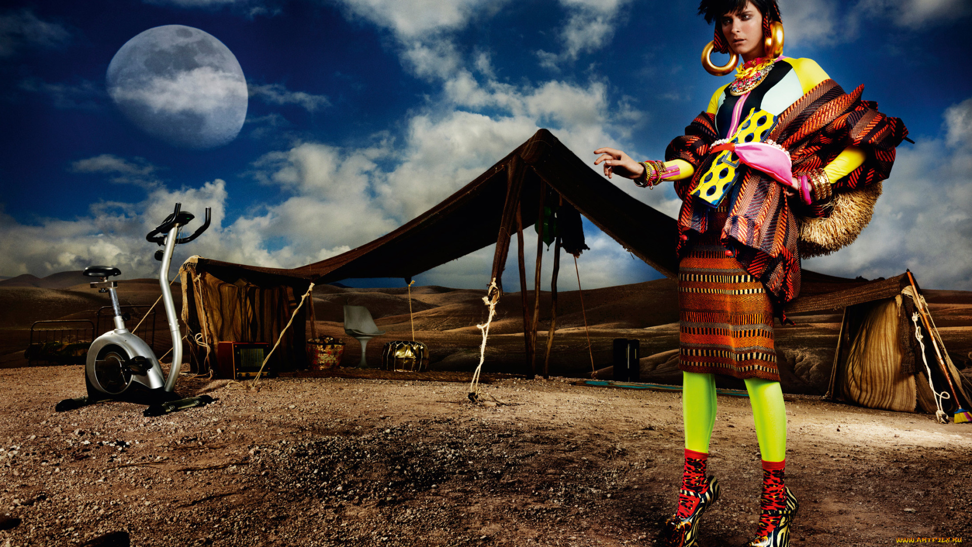 девушки, carmen, kass, модель, наряд, навес, велотренажер