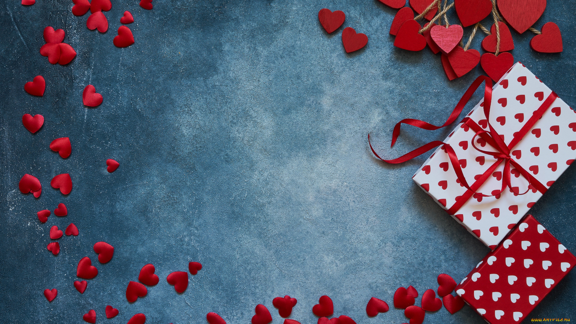 праздничные, день, святого, валентина, , сердечки, , любовь, любовь, подарки, сердечки, red, love, romantic, hearts, valentine's, day, день, валентина, gift, box