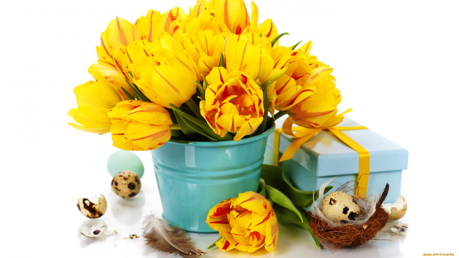 праздничные, пасха, праздник, тюльпаны
