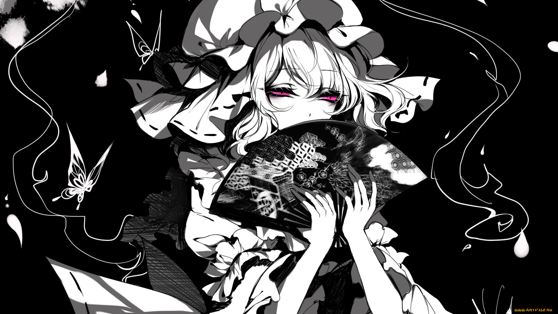 sheya, аниме, touhou, девушка