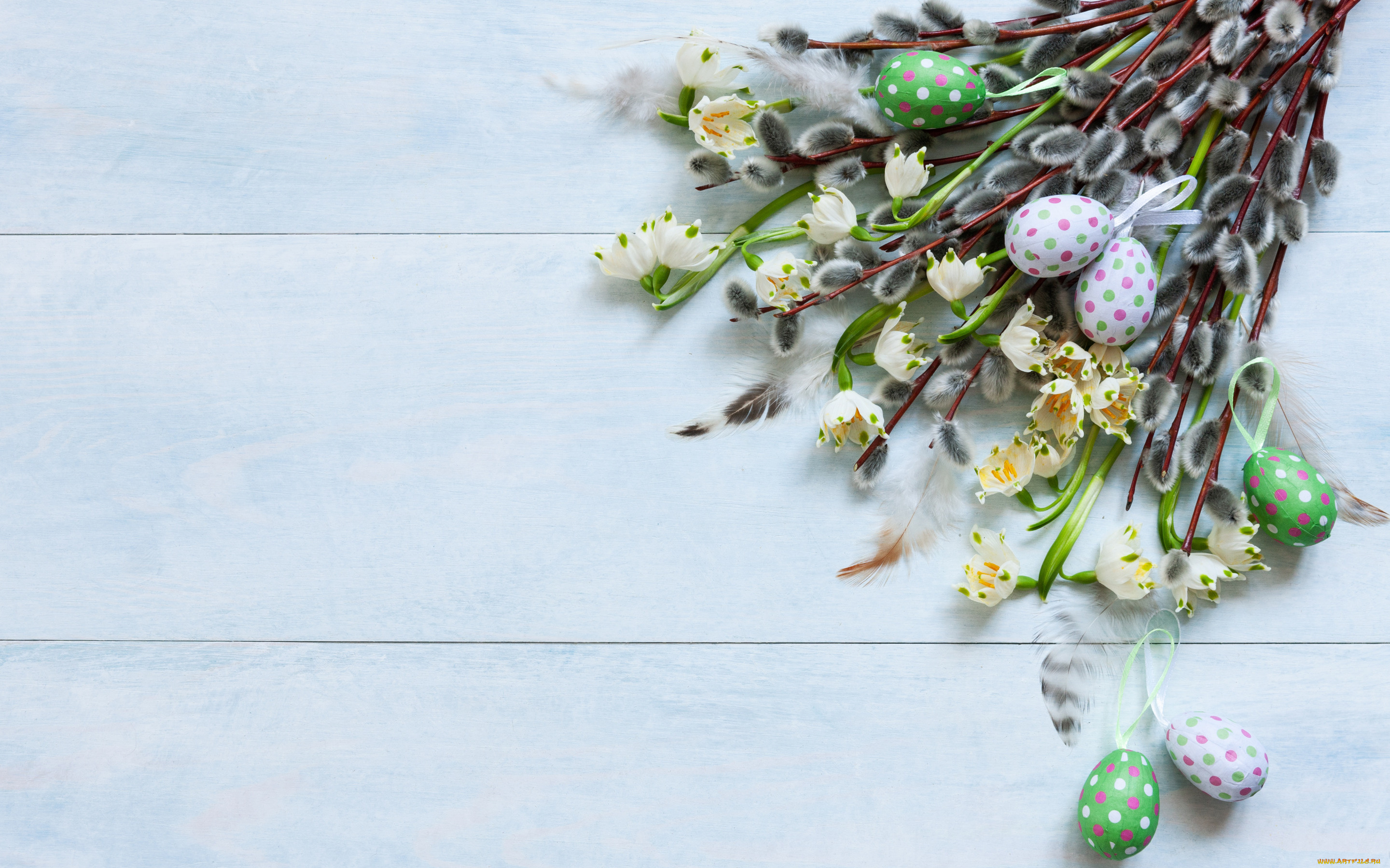 праздничные, пасха, цветы, яйца, colorful, happy, wood, верба, flowers, easter, eggs, decoration