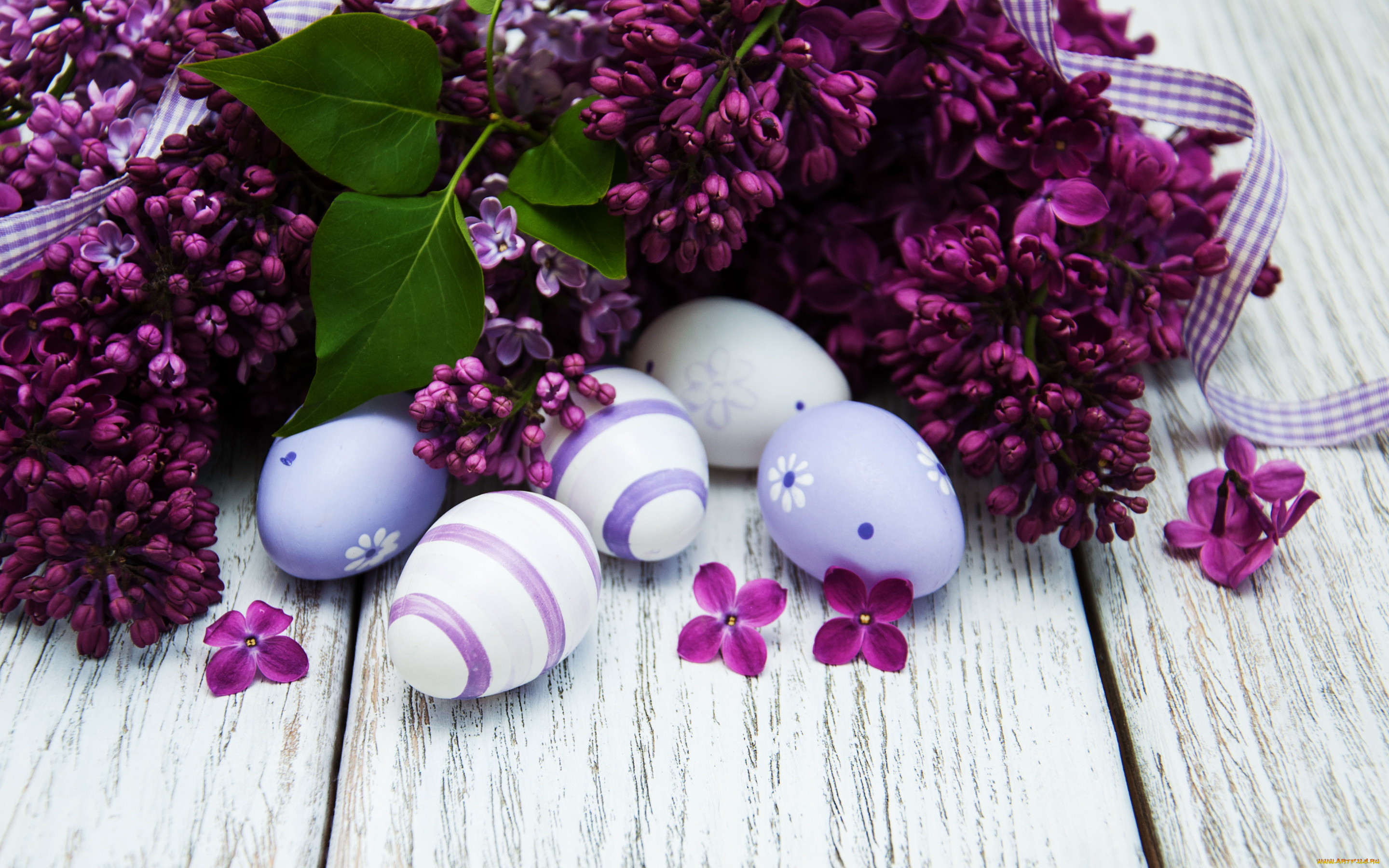 праздничные, пасха, цветы, яйца, happy, wood, flowers, сирень, easter, purple, eggs, decoration, lilac