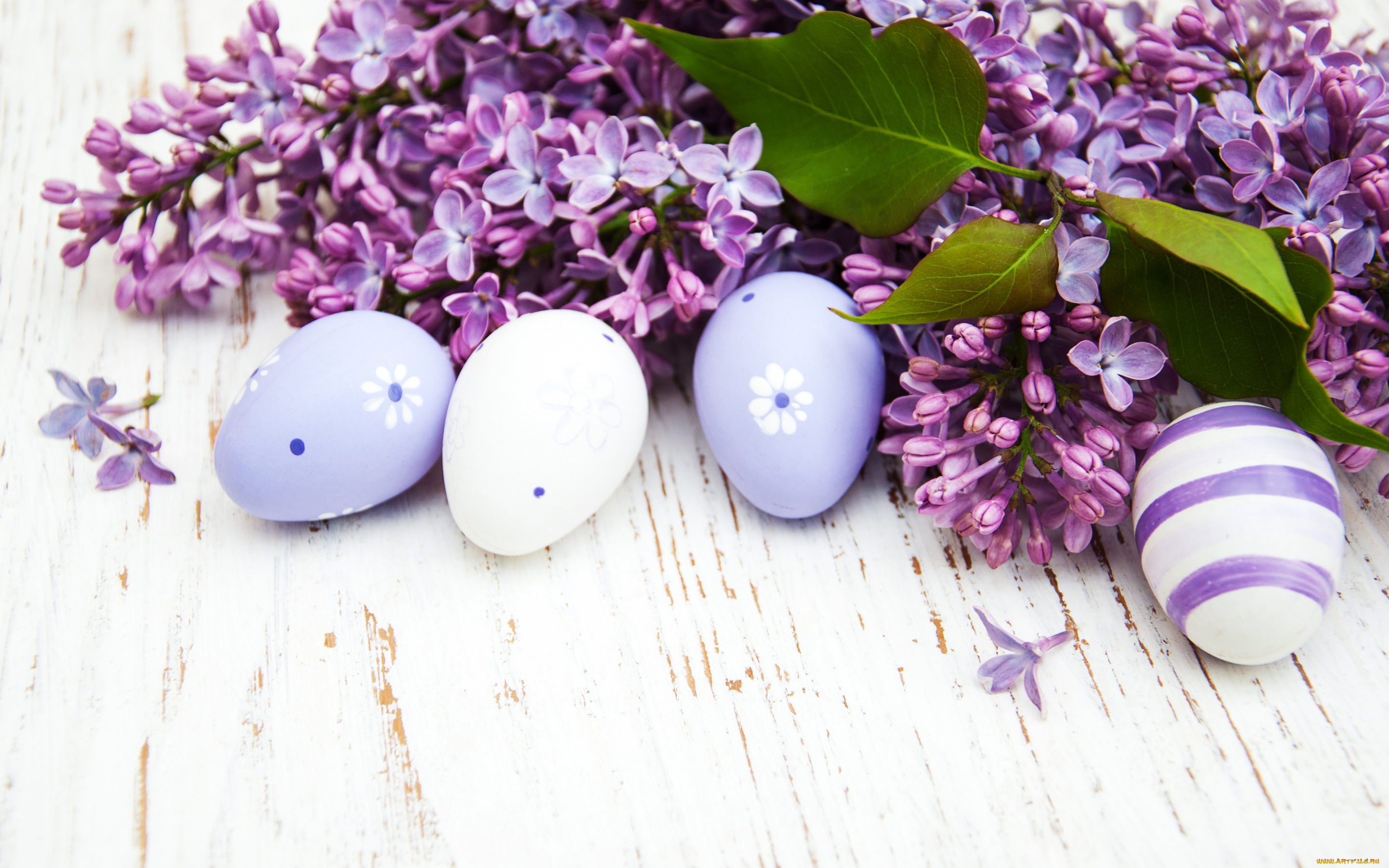 праздничные, пасха, ветки, яйца, весна, сирень, композиция