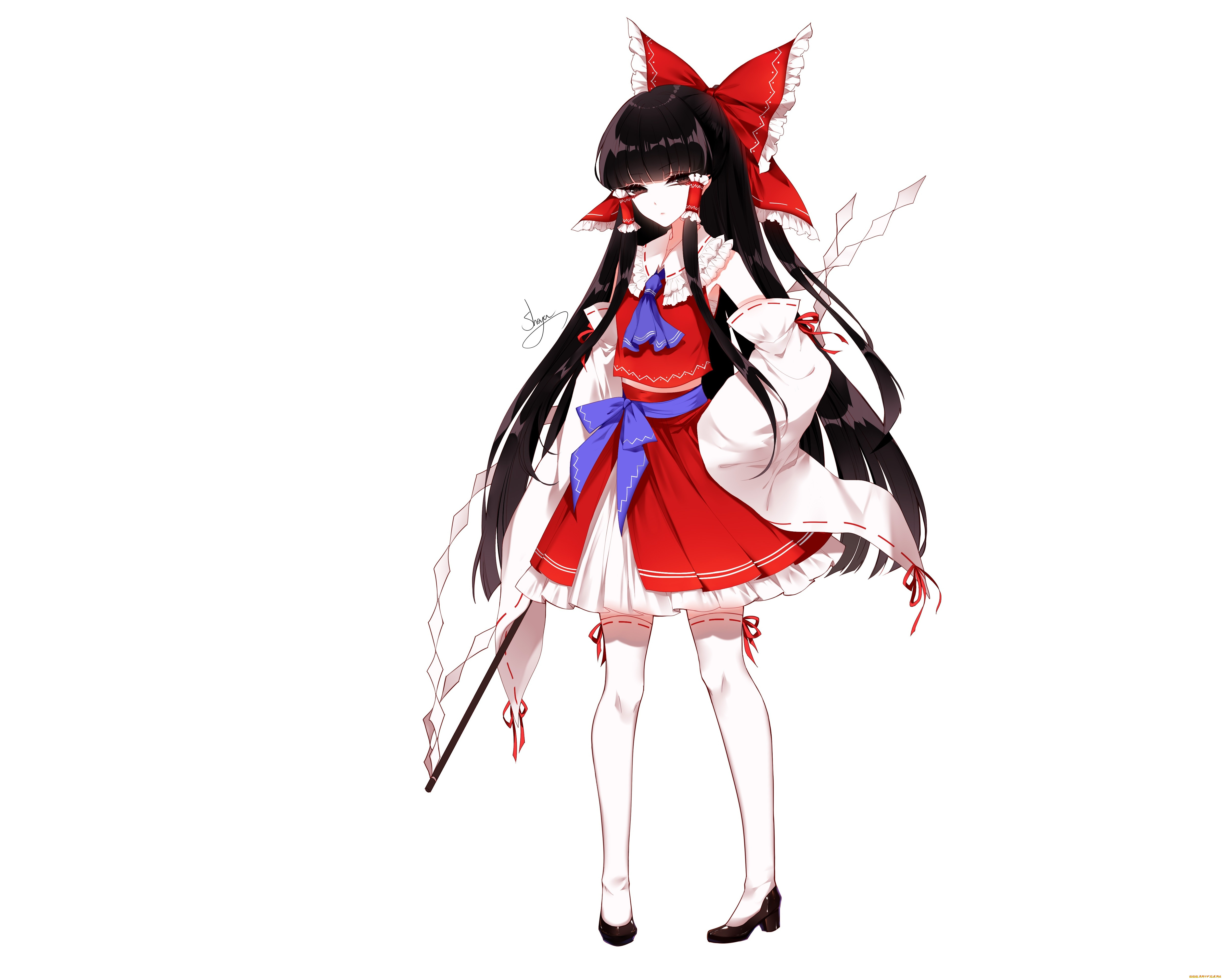 sheya, аниме, touhou, девушка