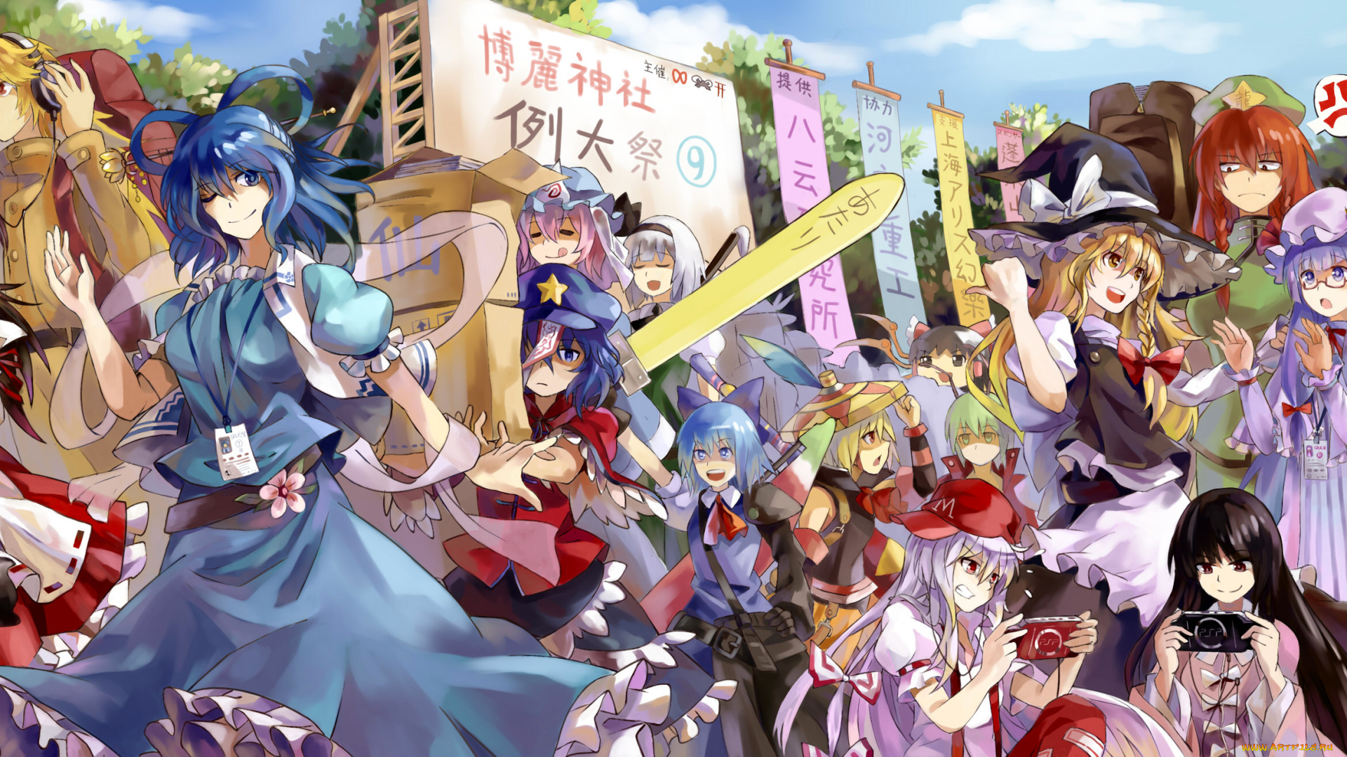 аниме, touhou, тоухоу