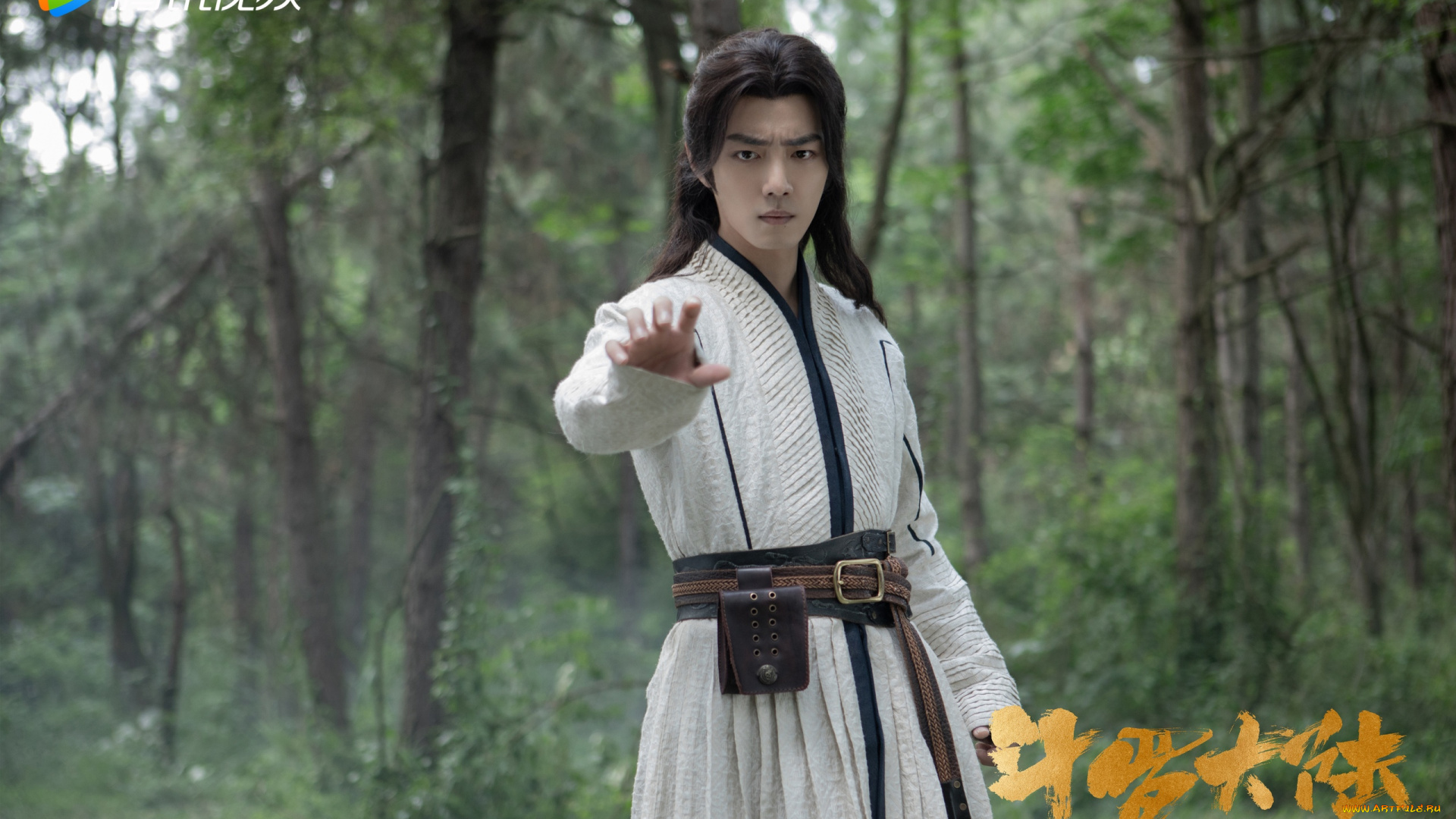 кино, фильмы, douluo, continent, парень, жест, лес